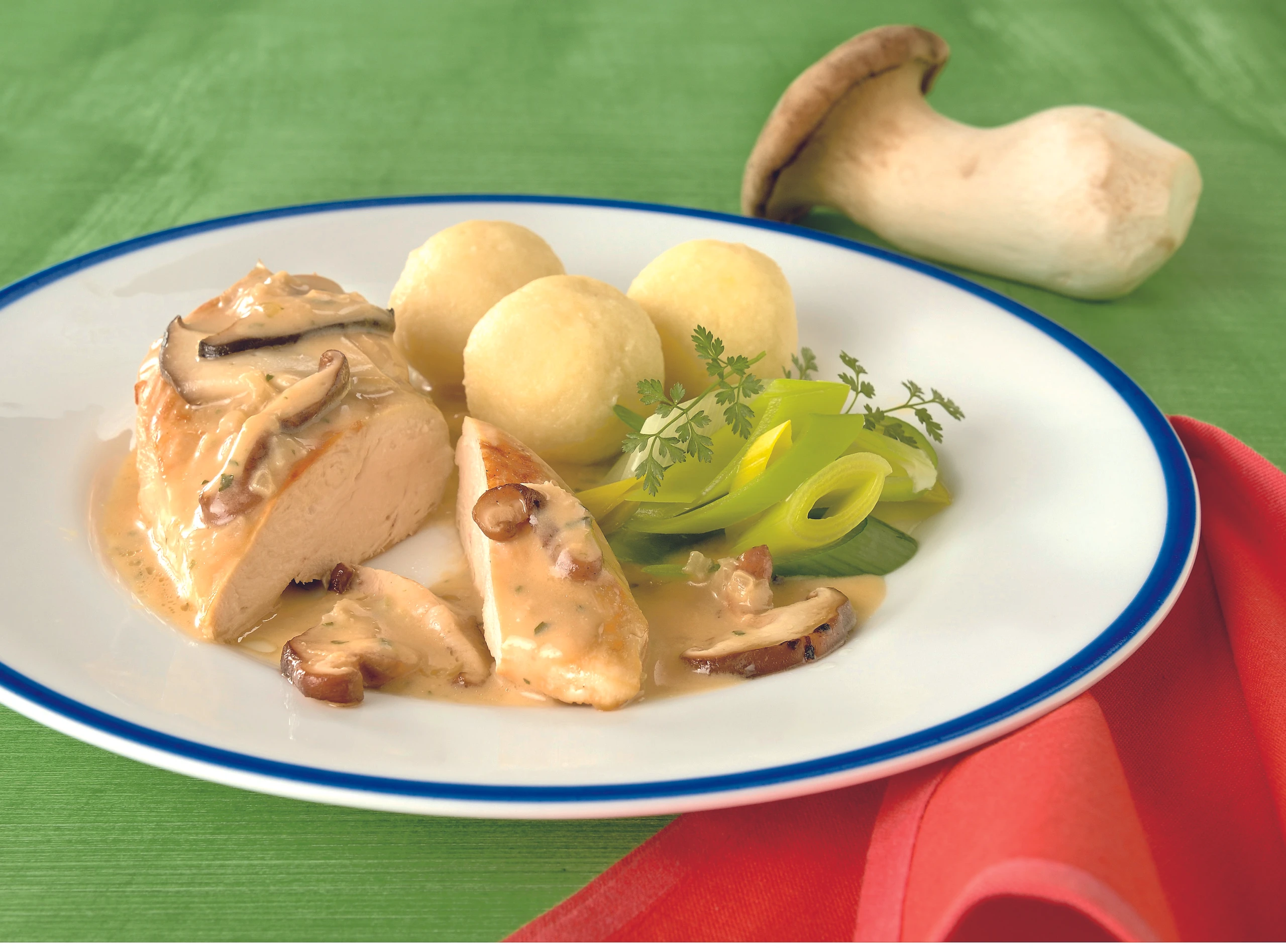 Hühnerfilet mit Schwammerlsauce