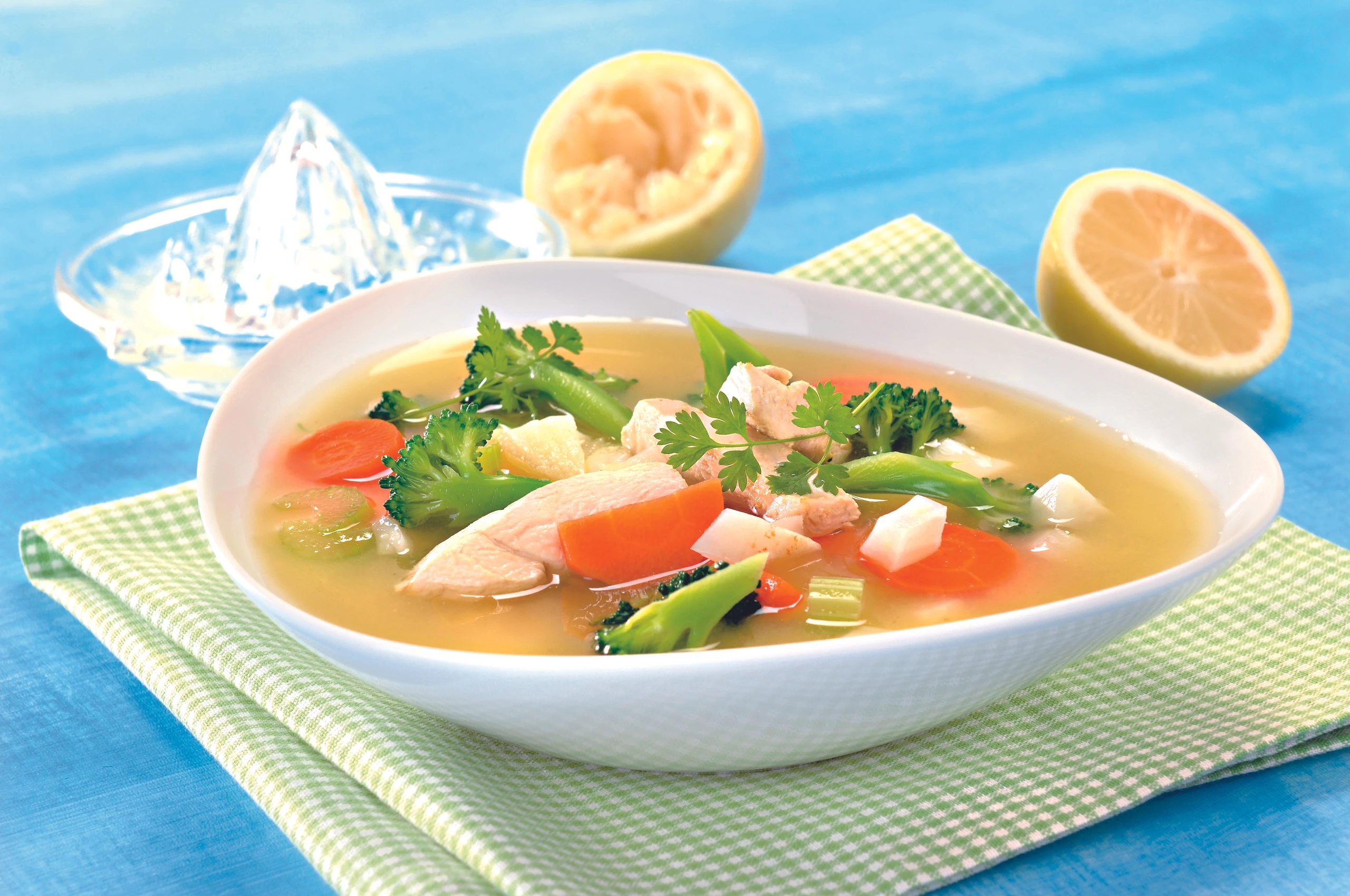 Gemüsetopf mit Huhn