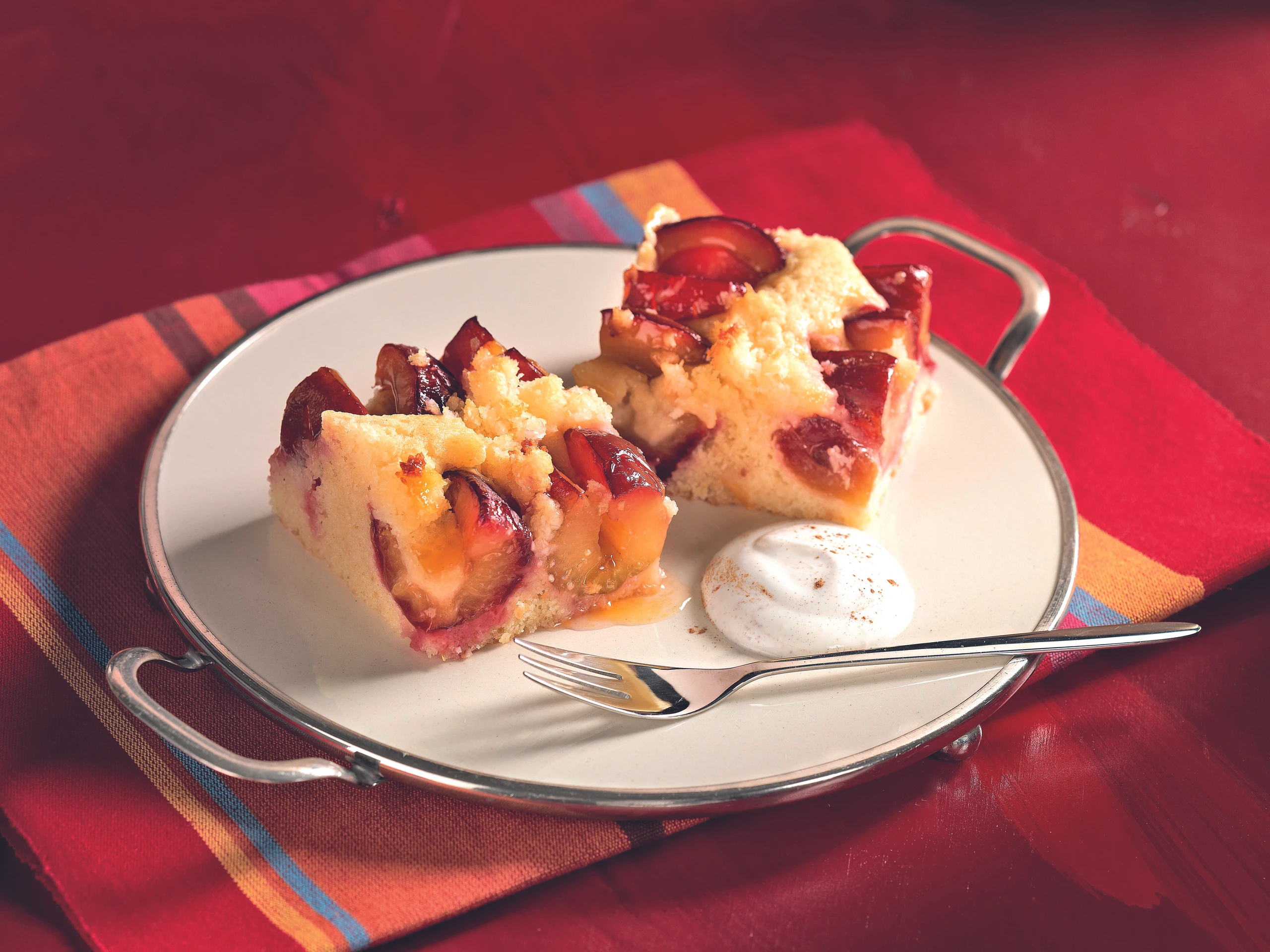 Zwetschkenkuchen mit Kokos und Buttermilch