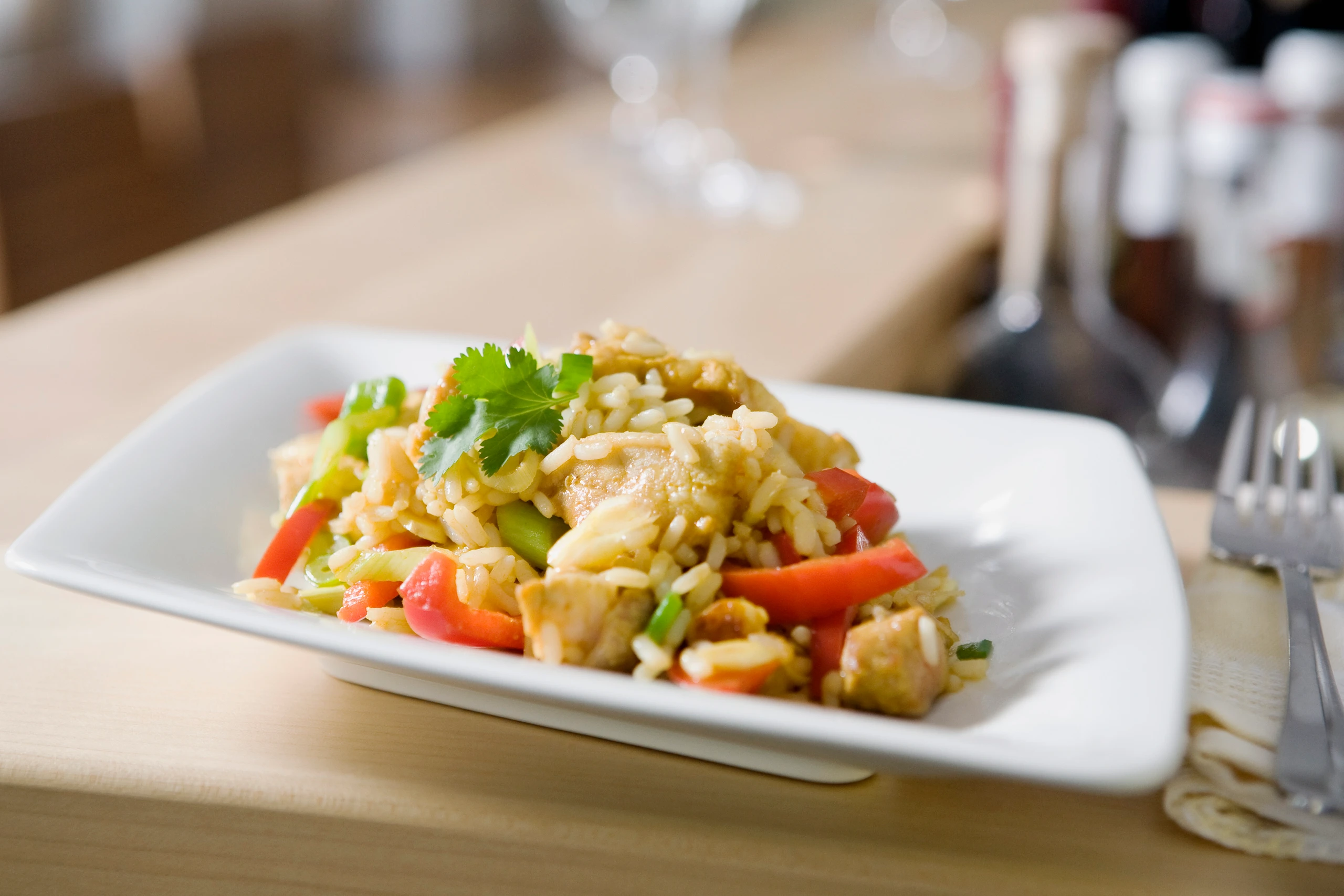 Asiatisches Reisfleisch