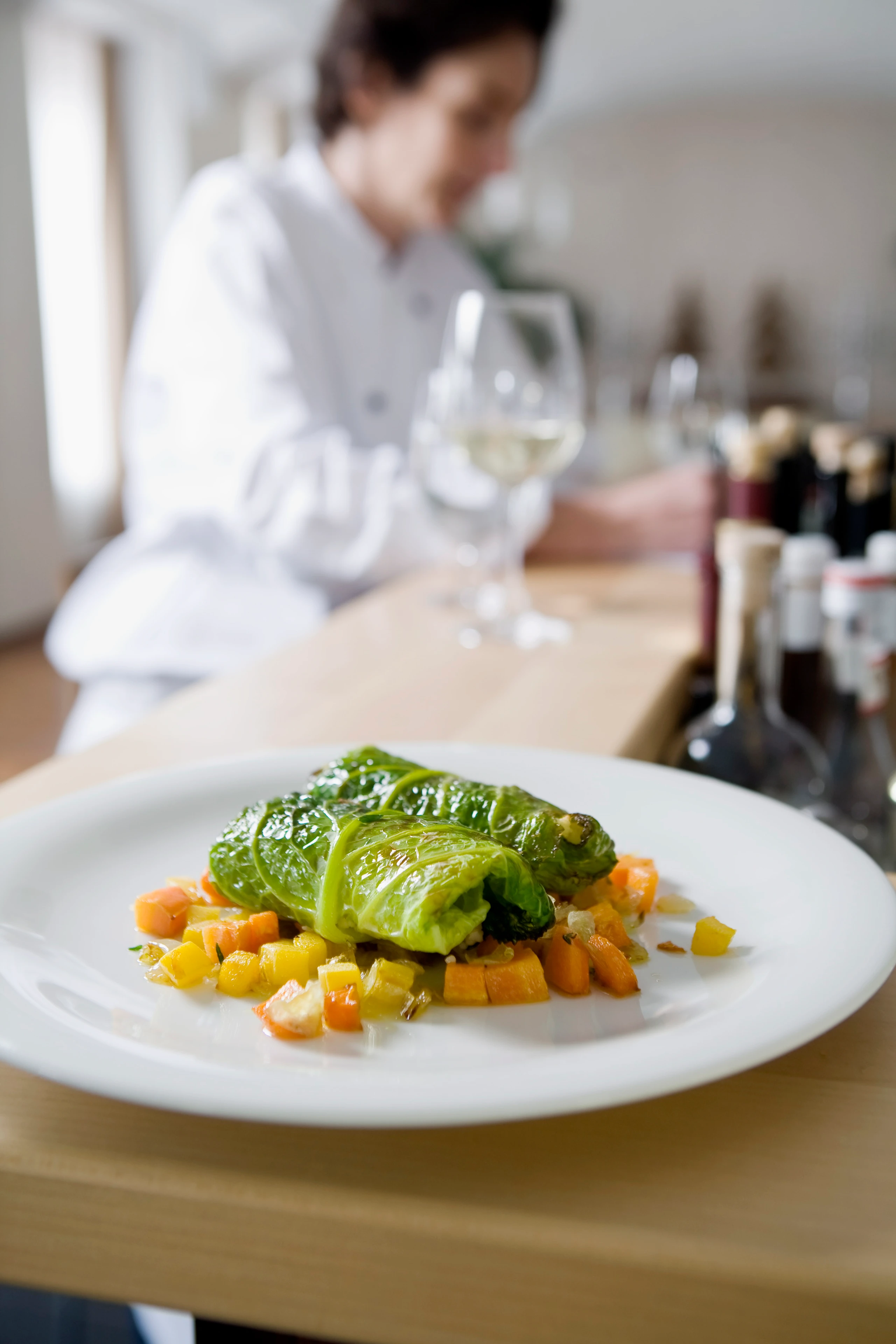 Gefüllte Kohlrouladen mit Couscous