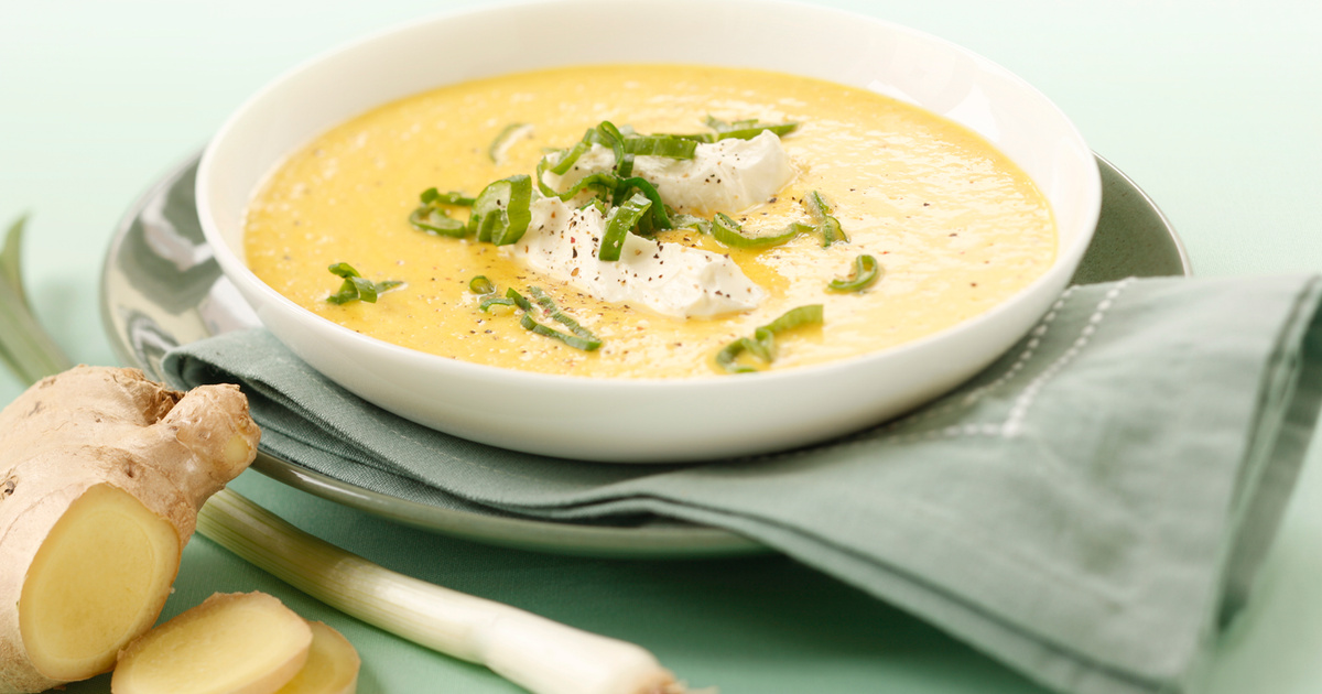 Fabelhafte Karotten Ingwer Kokossuppe Ebenbild