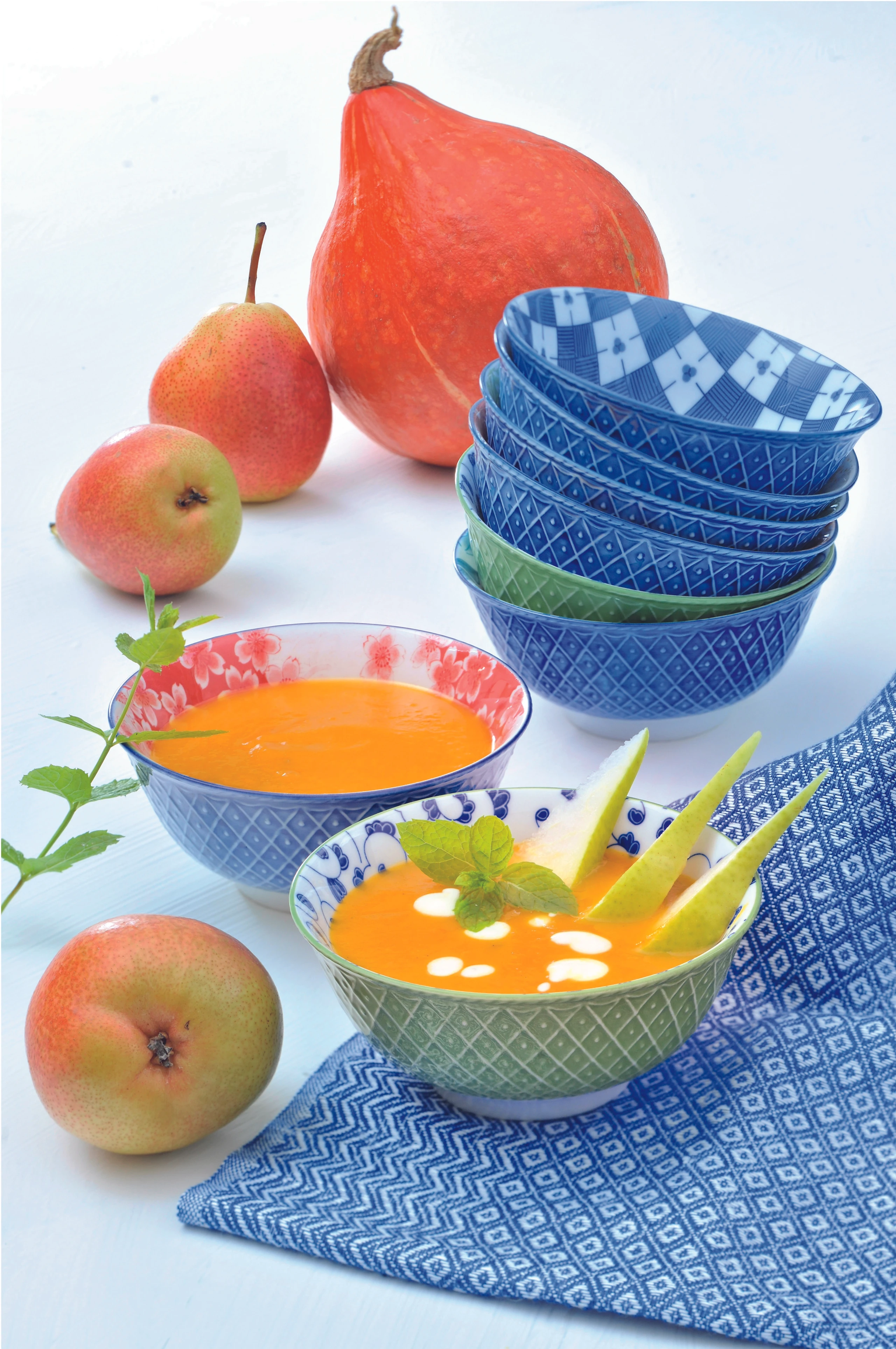 Kürbissuppe mit Birnen