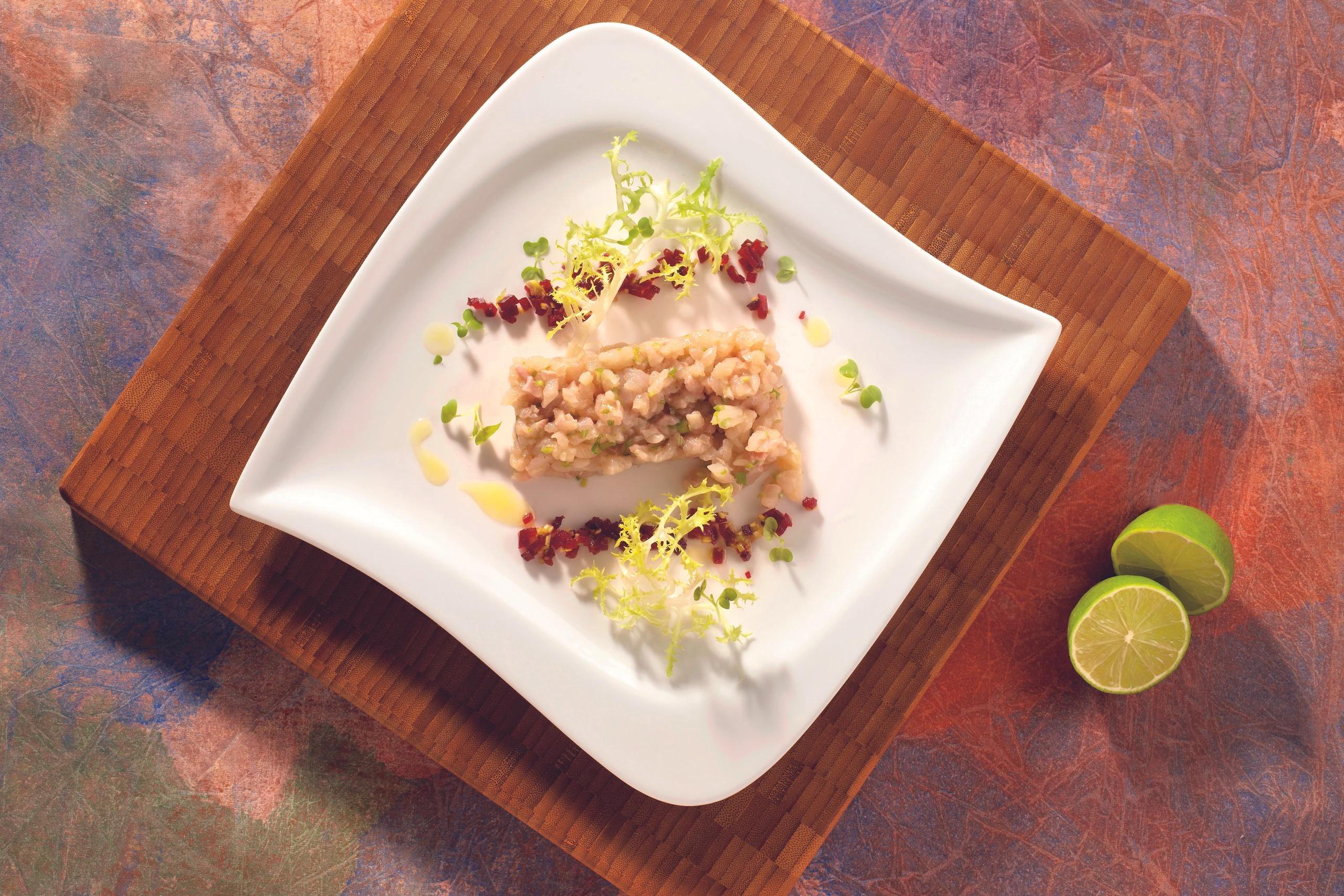 Saiblingstatar mit Rotem Rübensalat