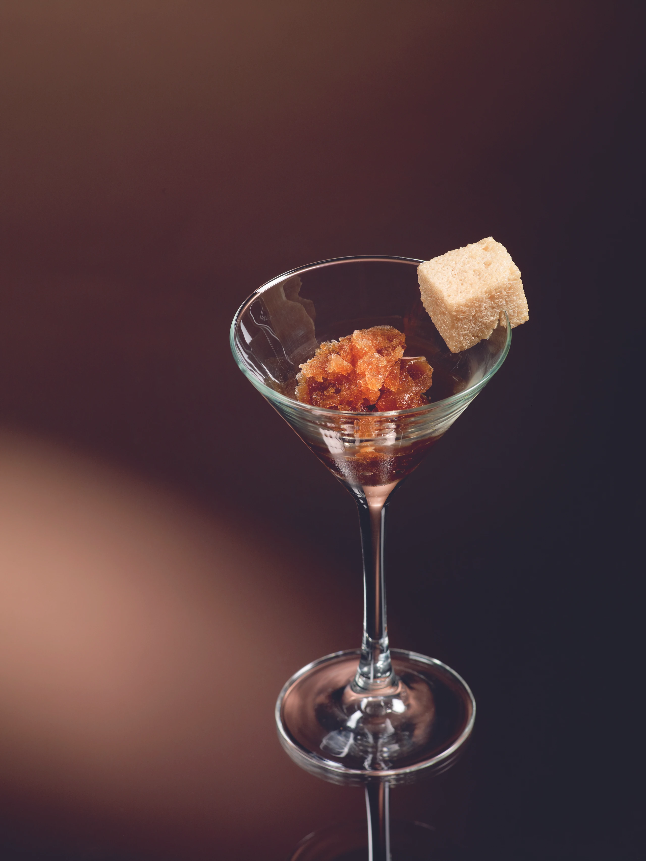 Kaffee-Granité mit Marshmallows