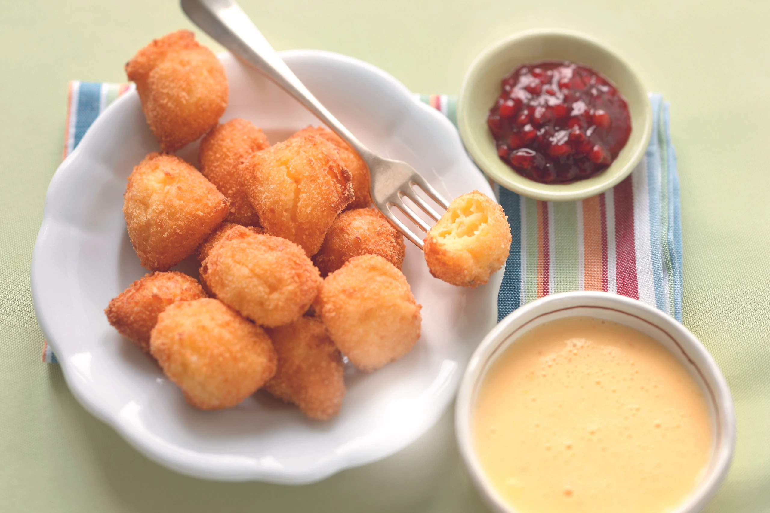 Gebackene Vanillenockerl