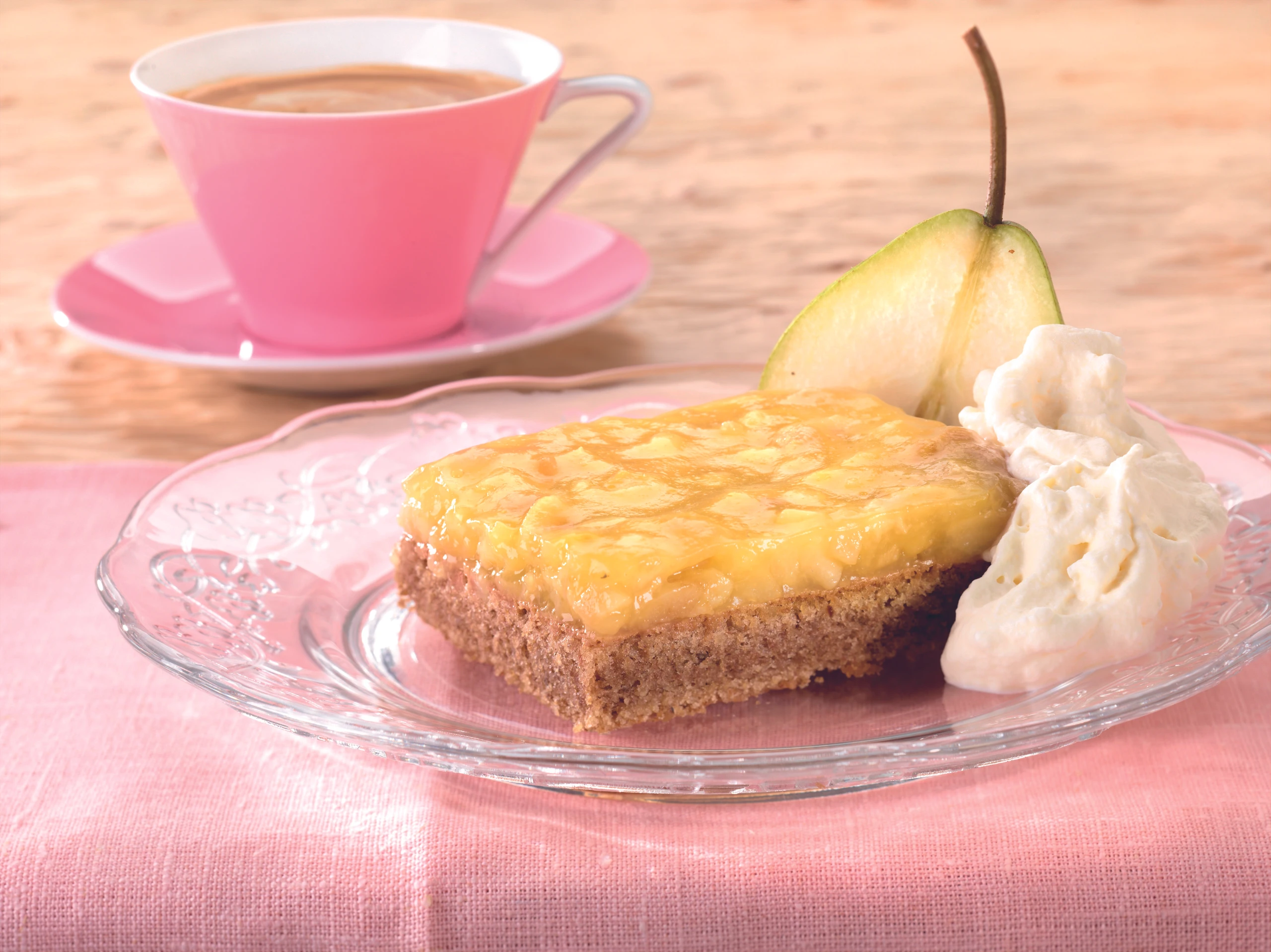 Walnuss-Birnenschnitten