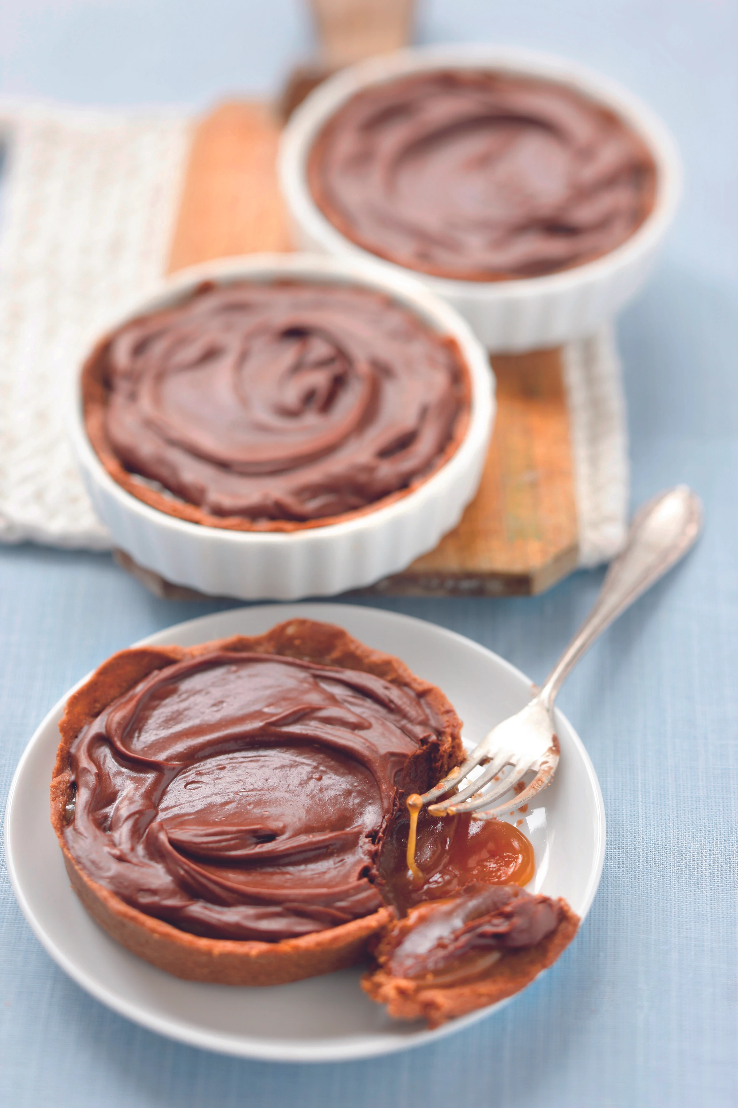 Schoko-Karamell-Tarteletts