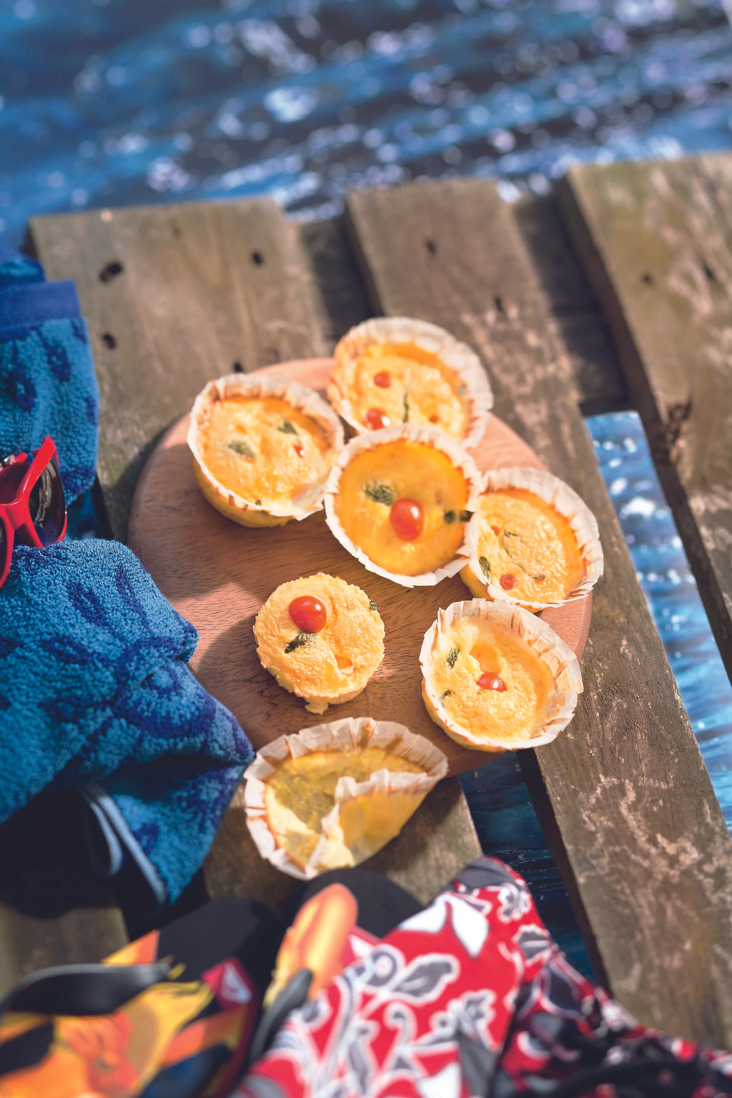 Mini-Frittatas à la caprese