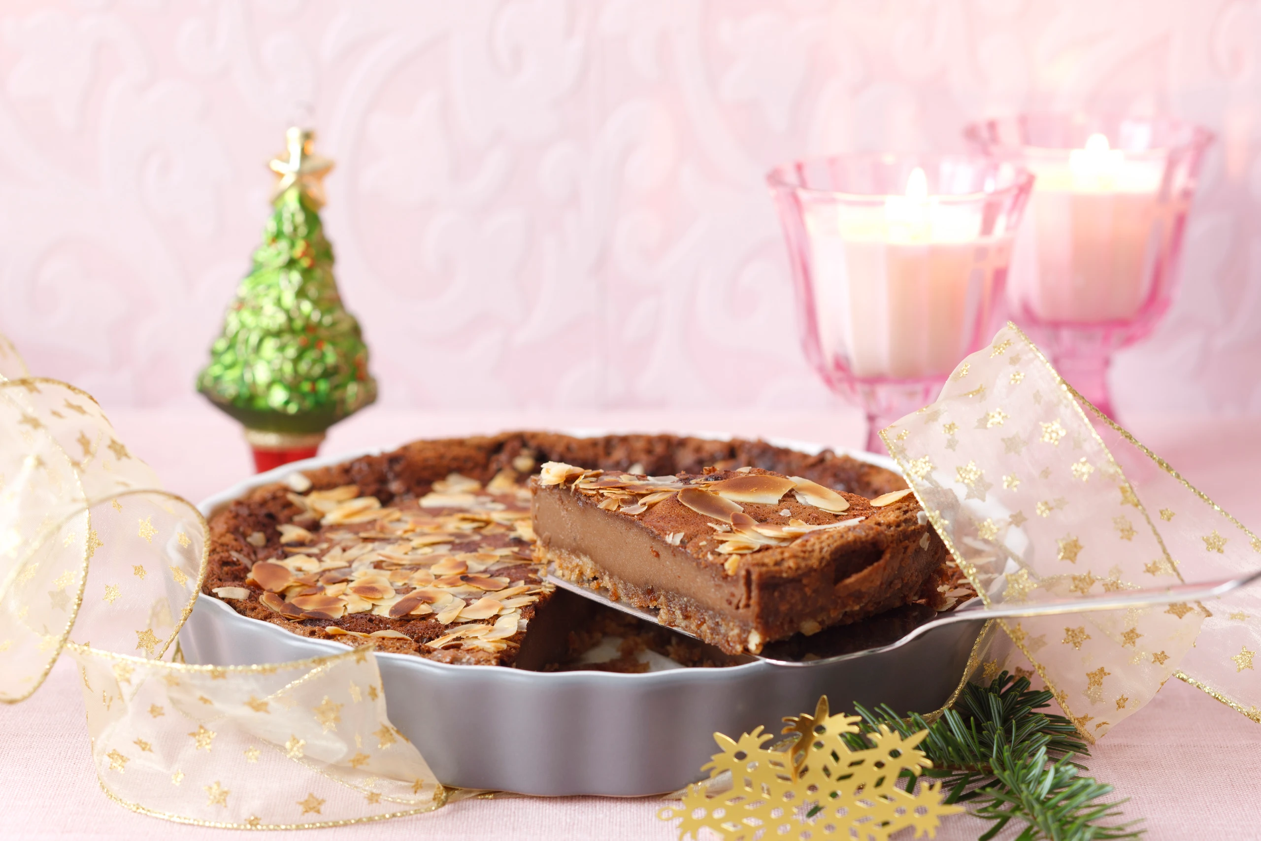 Schokotarte mit Mandeln