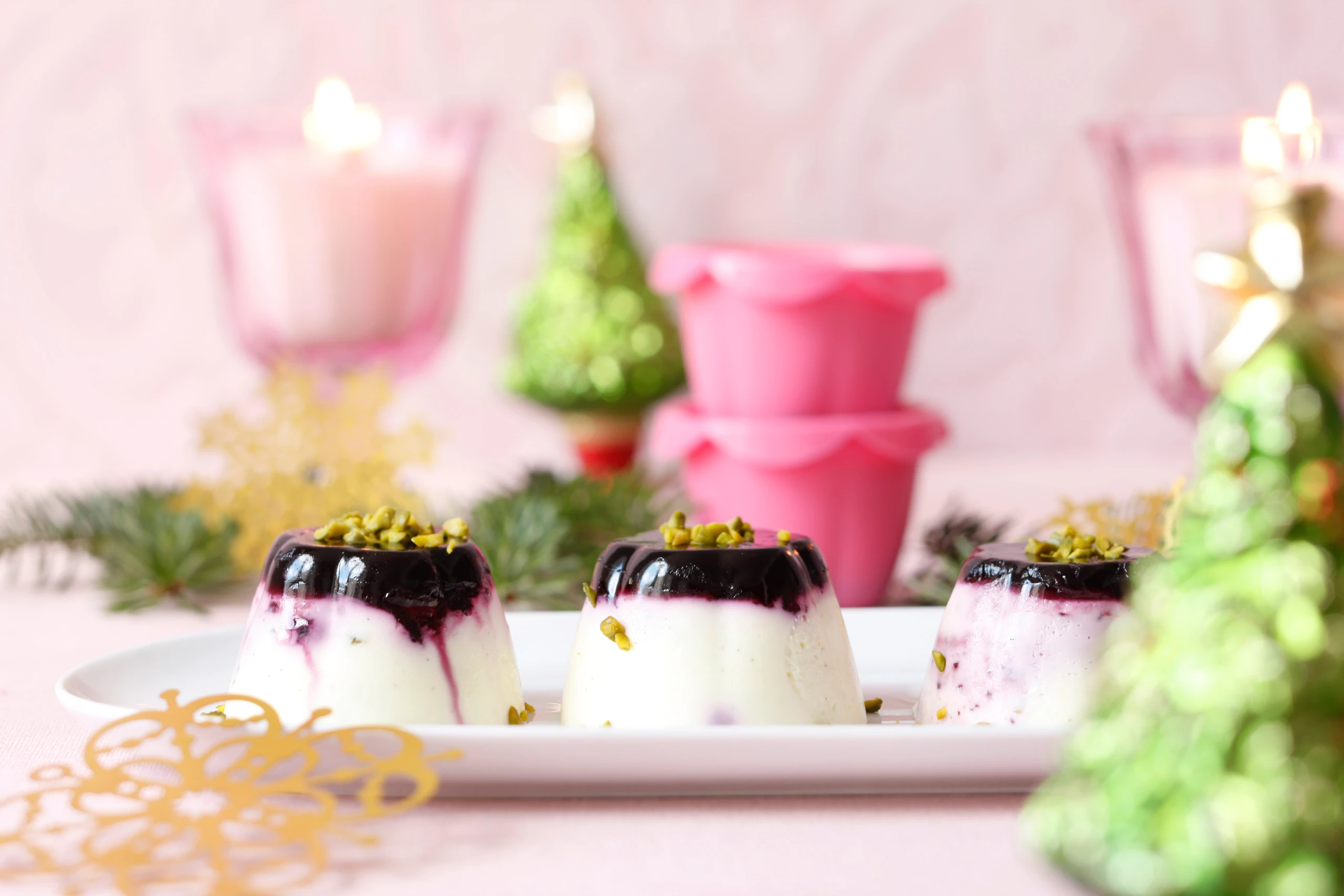 Topfen-Heidelbeertörtchen