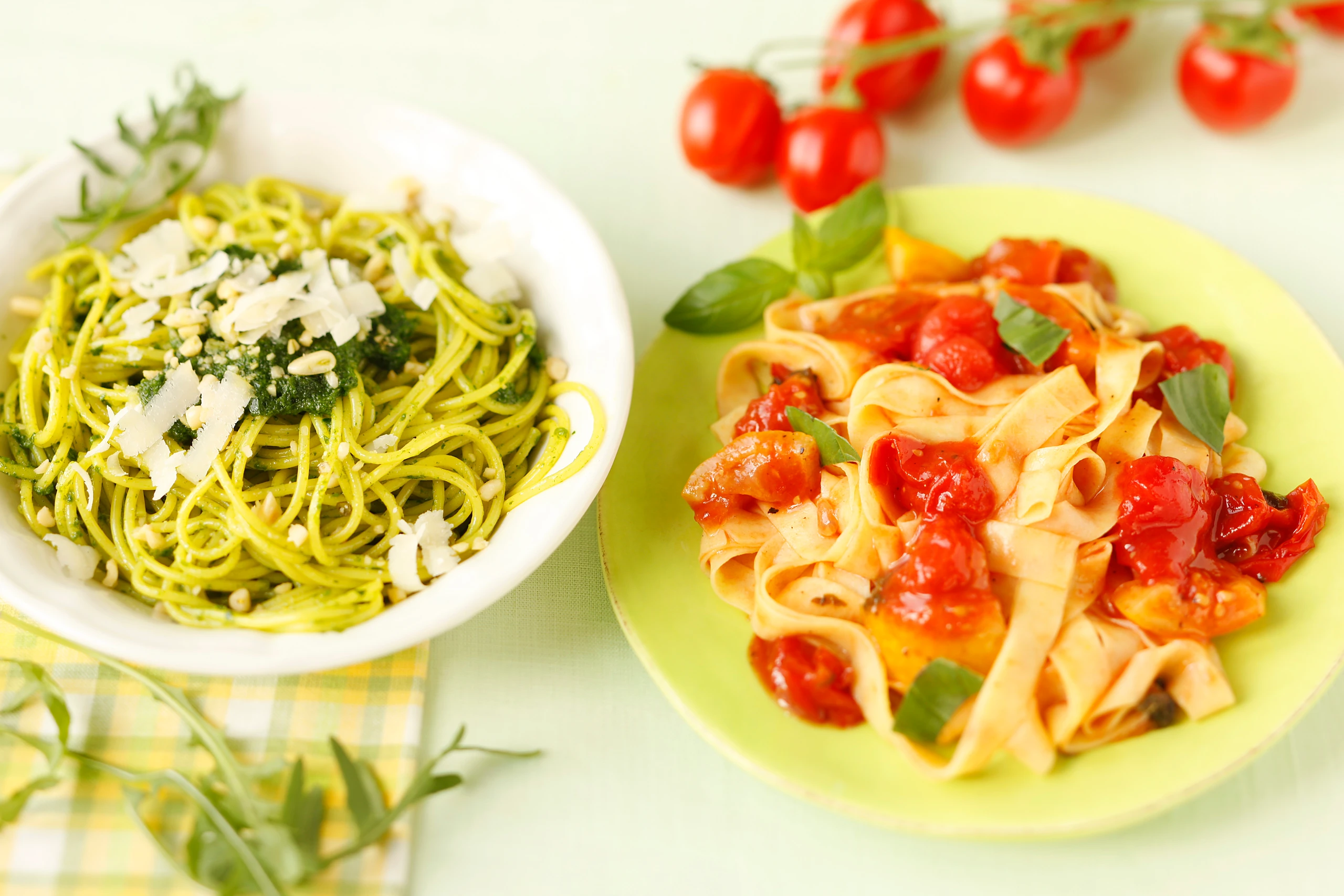 Tagliatelle mit Paradeisern