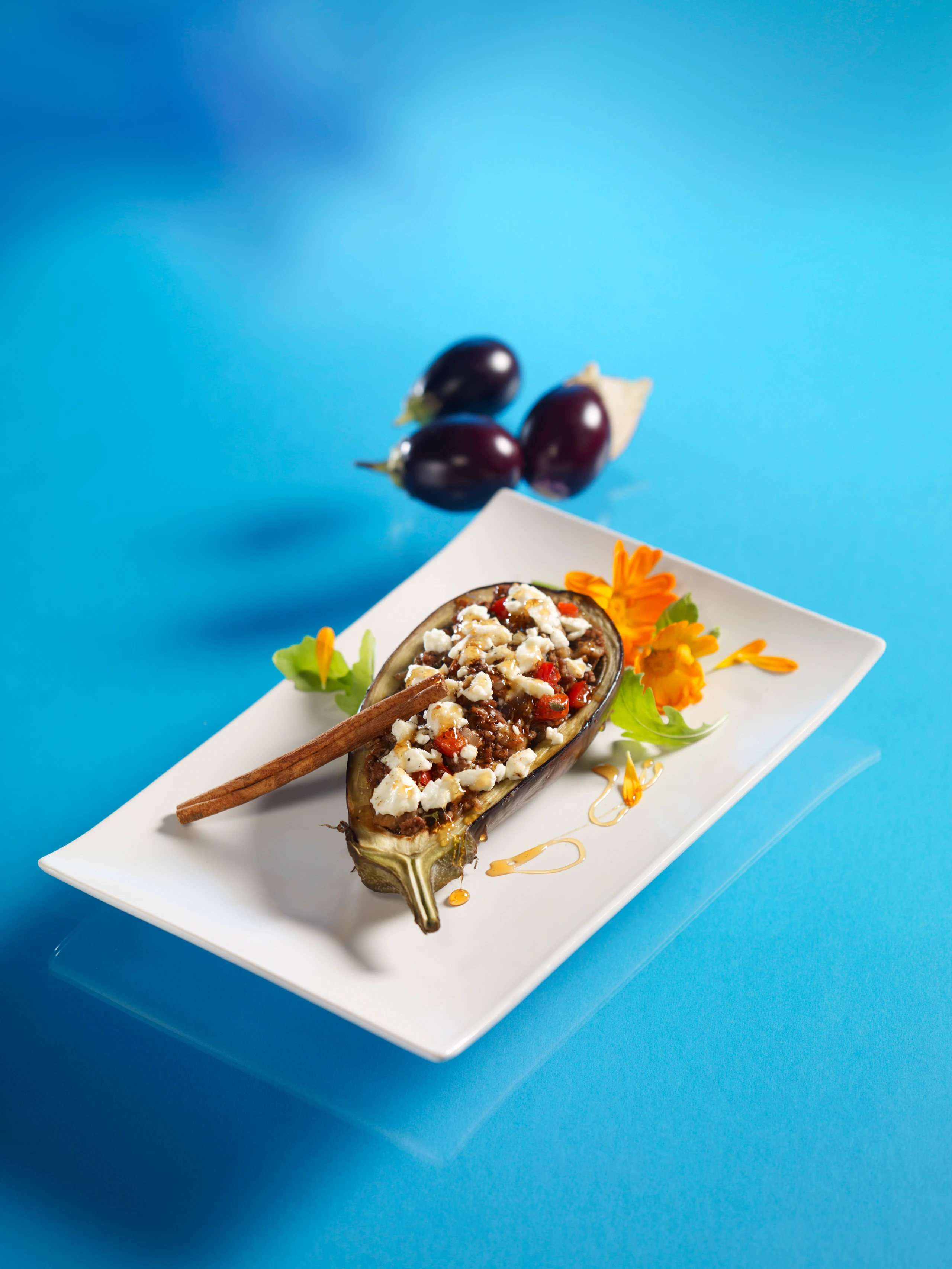 Melanzani mit orientalischer Lammfülle