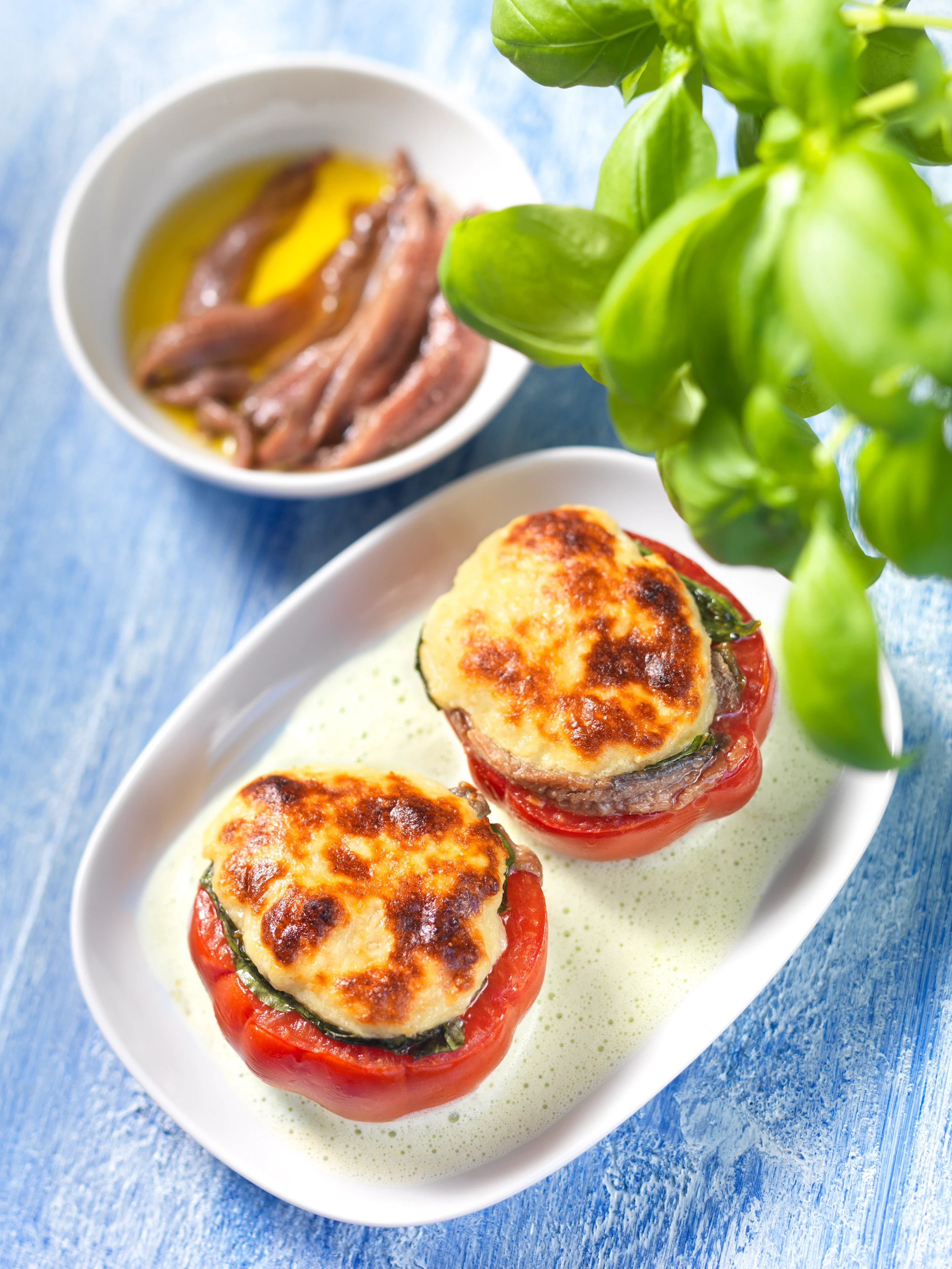 Paradeiser mit Mandelkruste