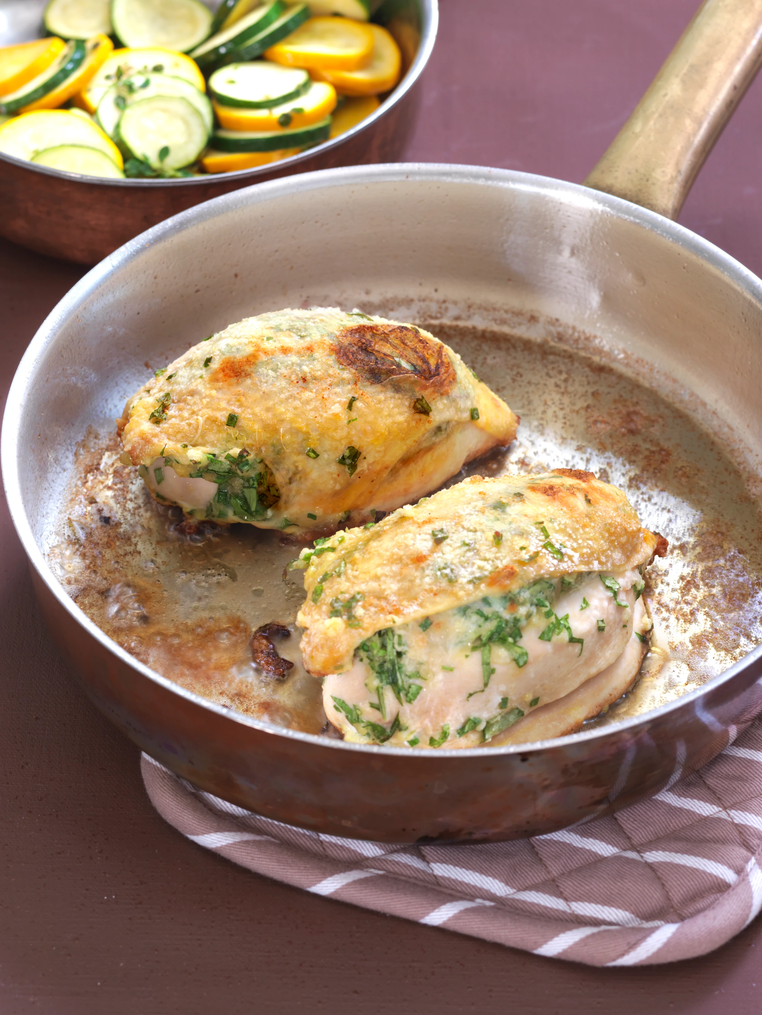 Hühnerfilets mit Kräuterfülle