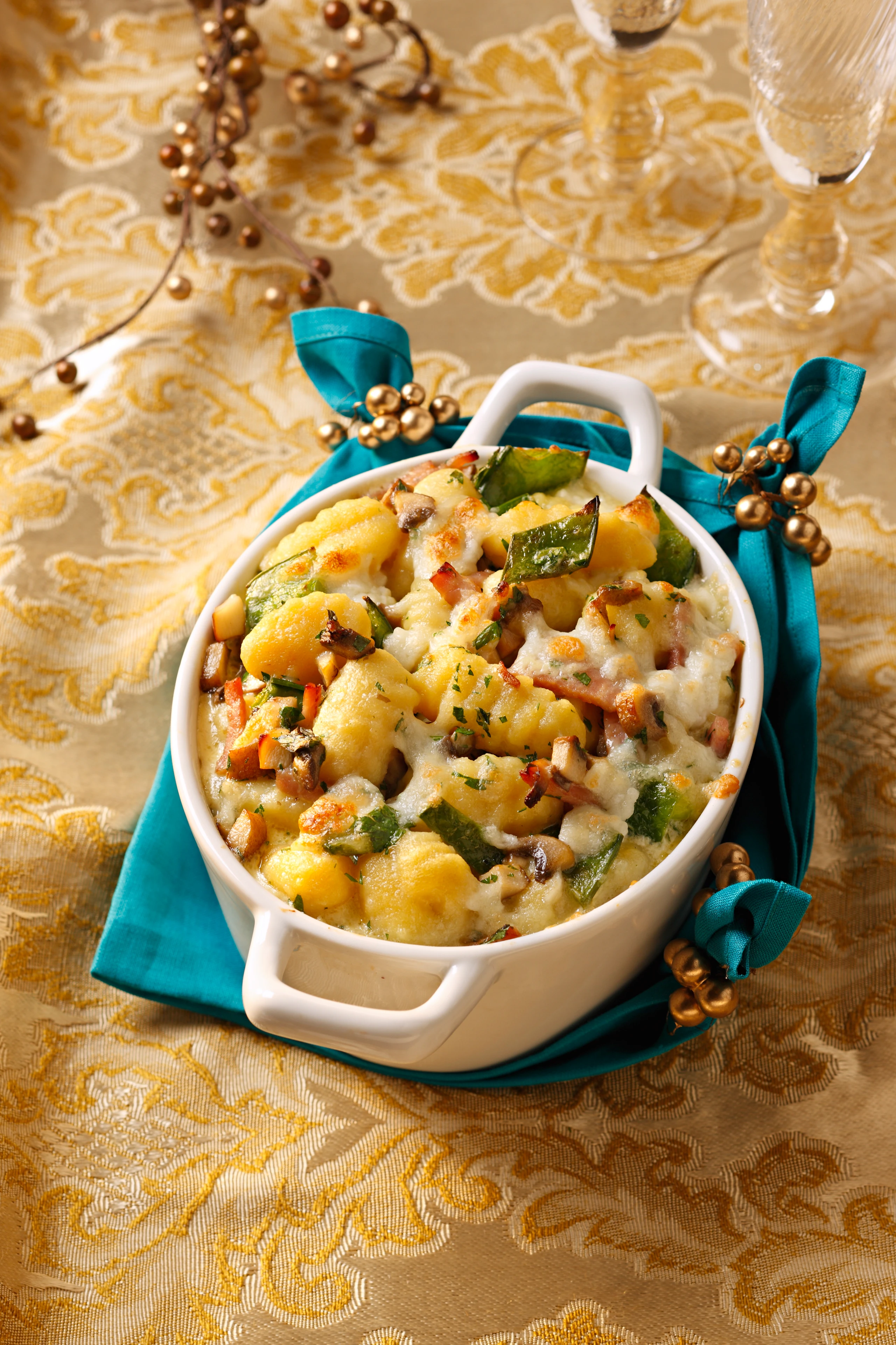 Überbackene Gnocchi