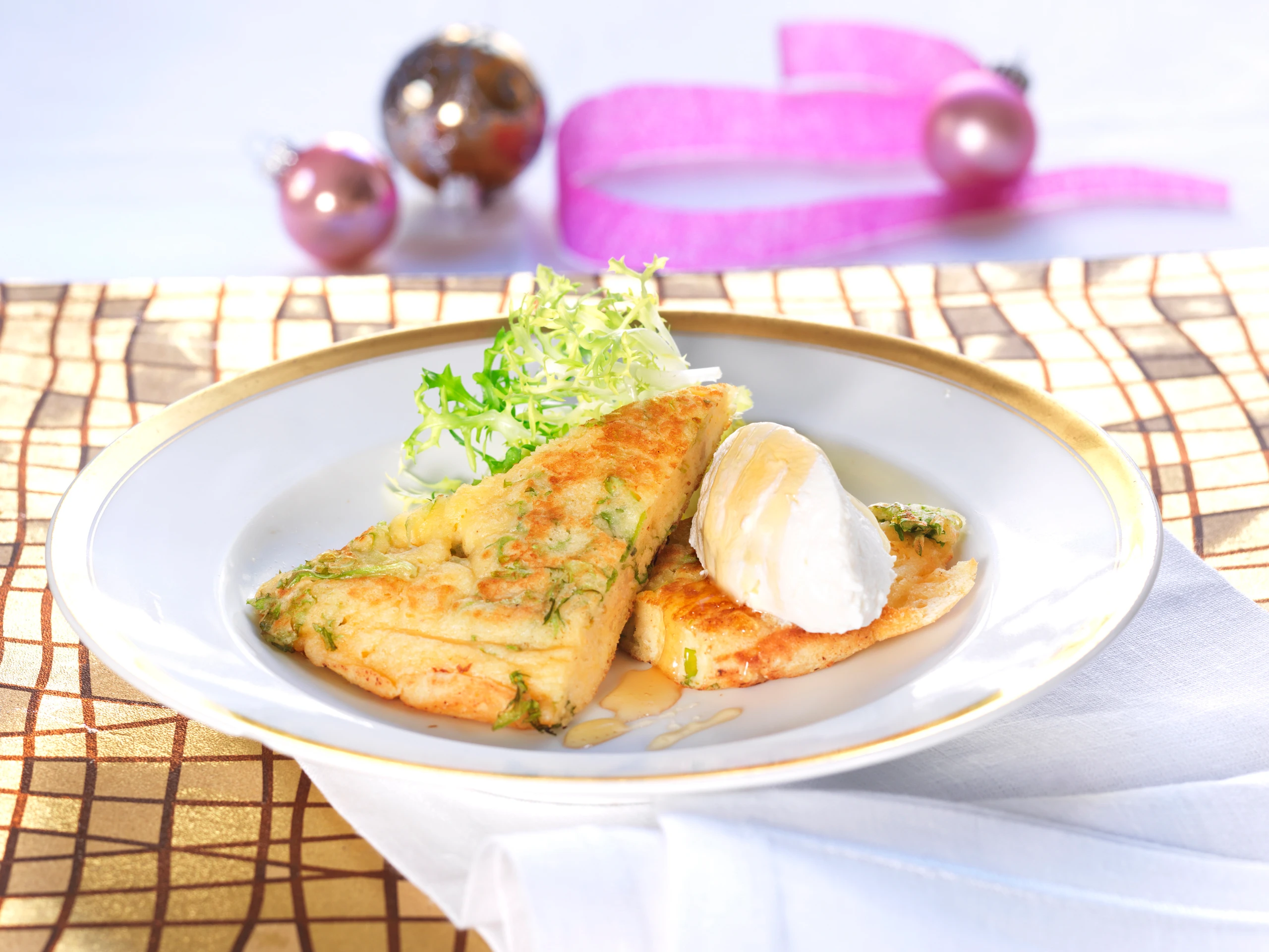 Endivien-Frittata mit Käse