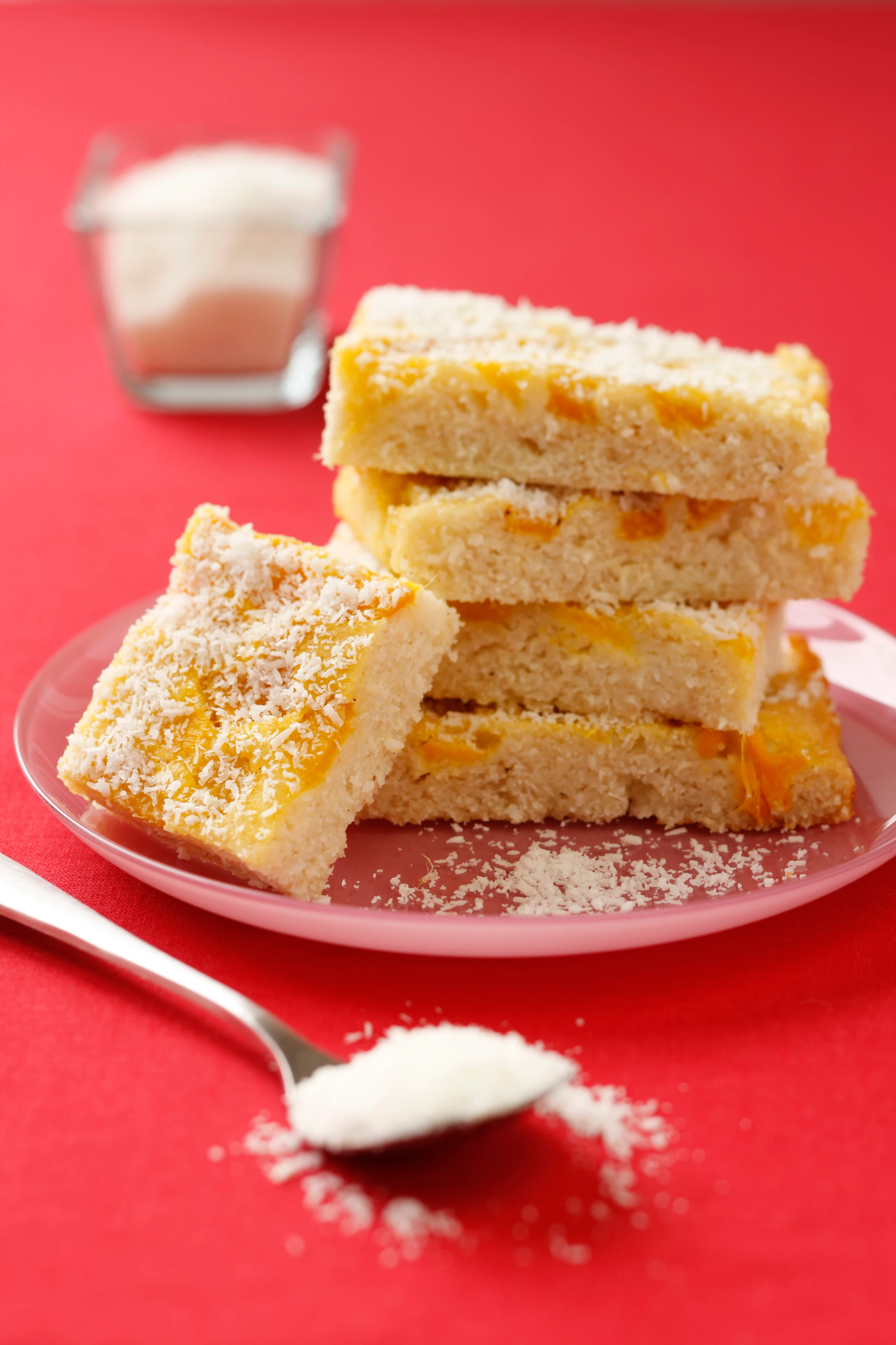 Kokoskuchen mit Mango