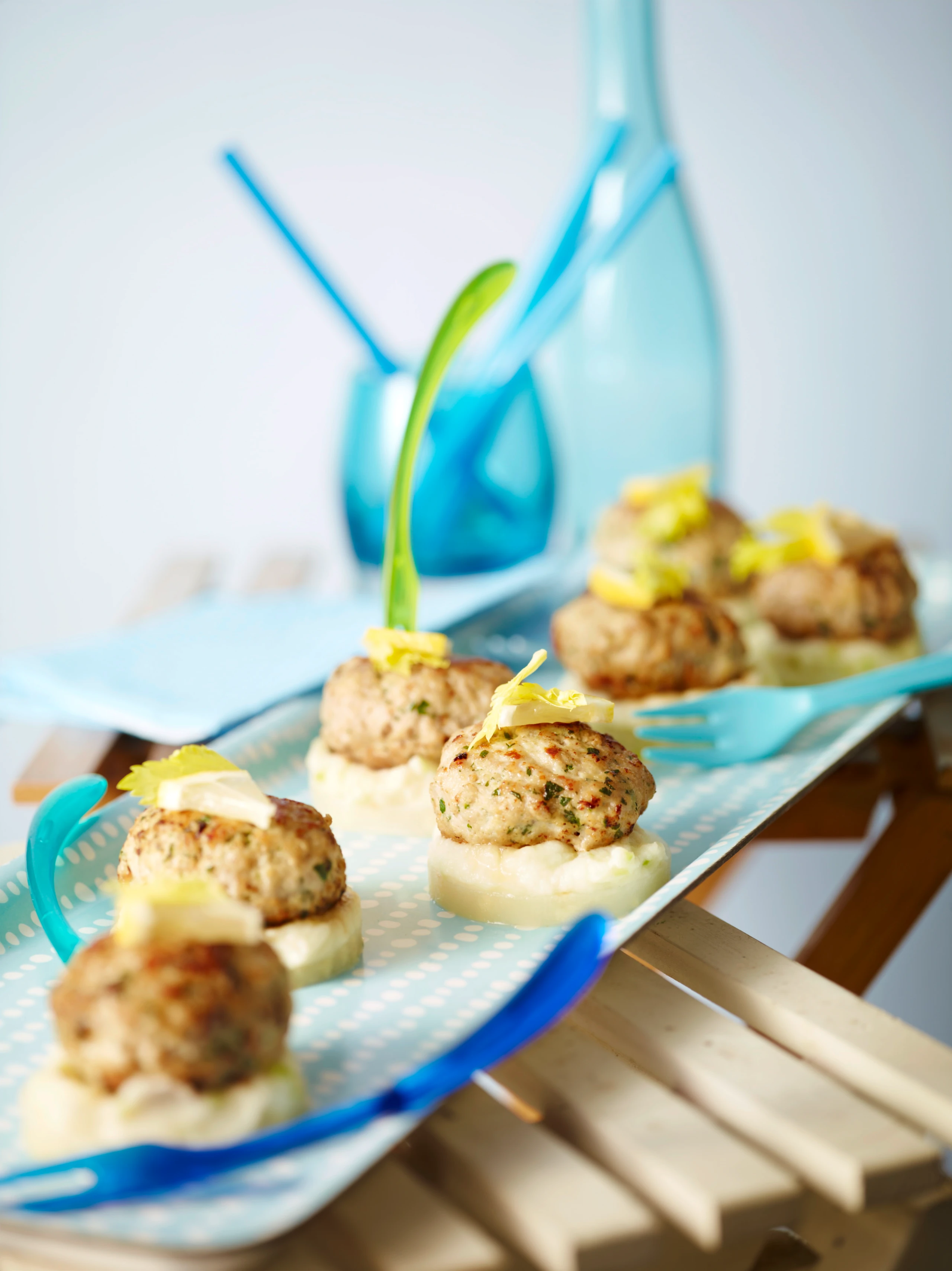 Kalbsbutterschnitzerl auf Sellerie