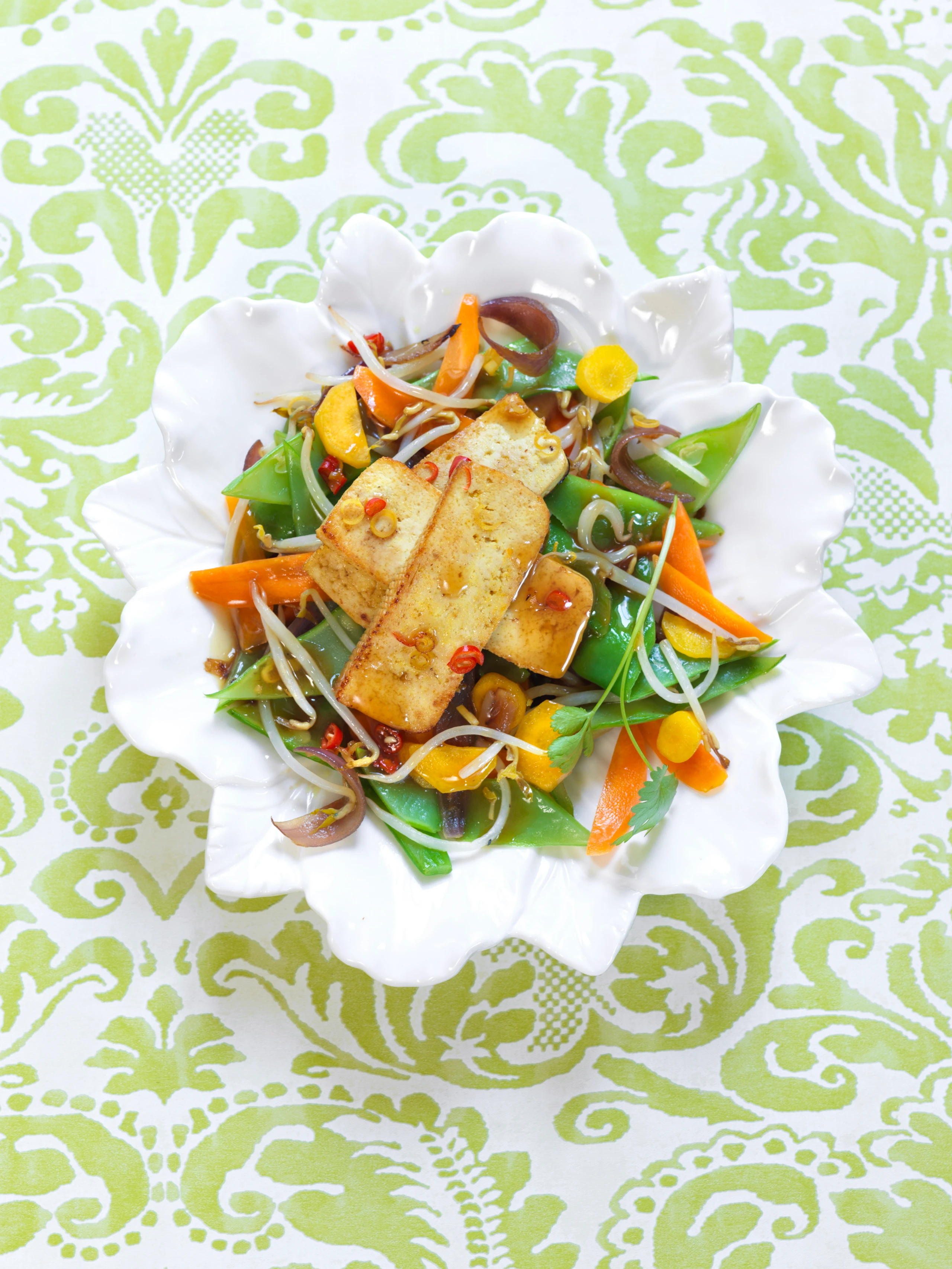 Wokgemüse mit Chili-Tofu