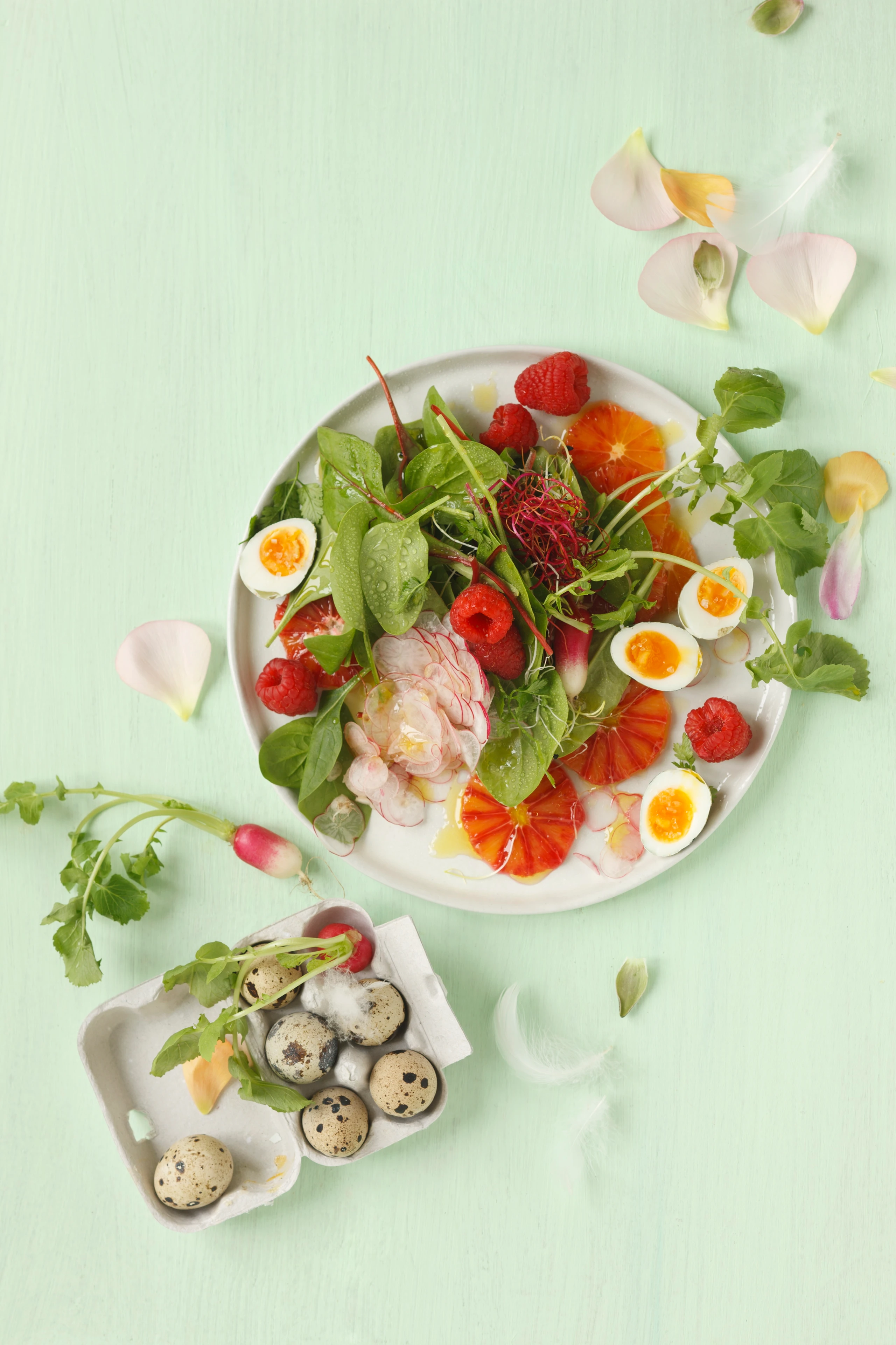 Frühlingssalat mit Blutorange