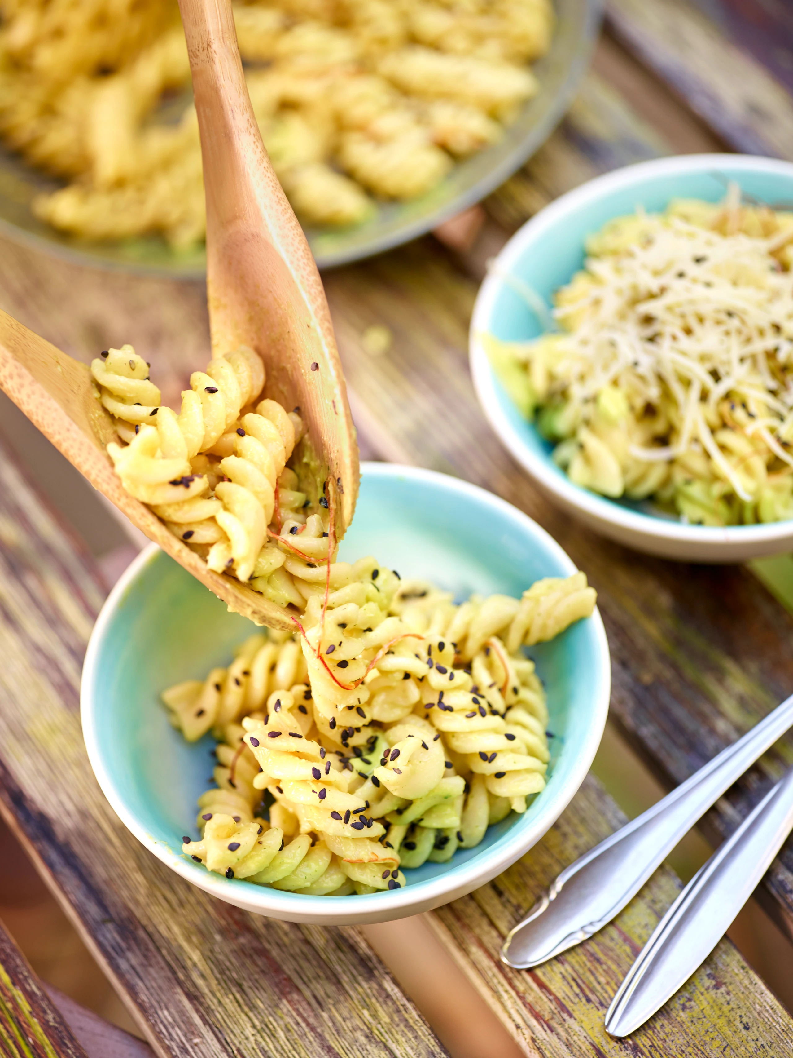Fusilli mit Avocadosauce