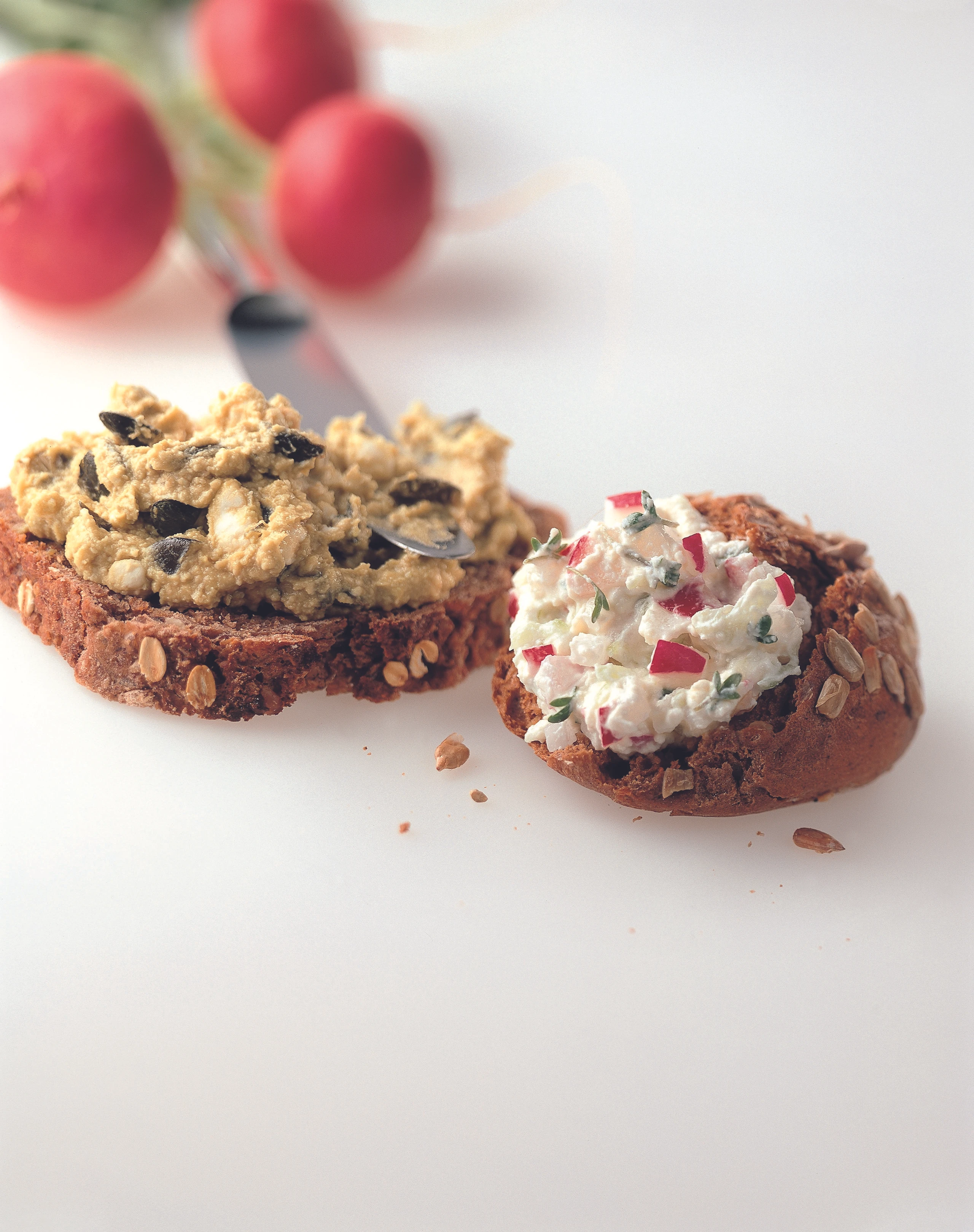 Gurken-Radieschen-Kresse-Aufstrich