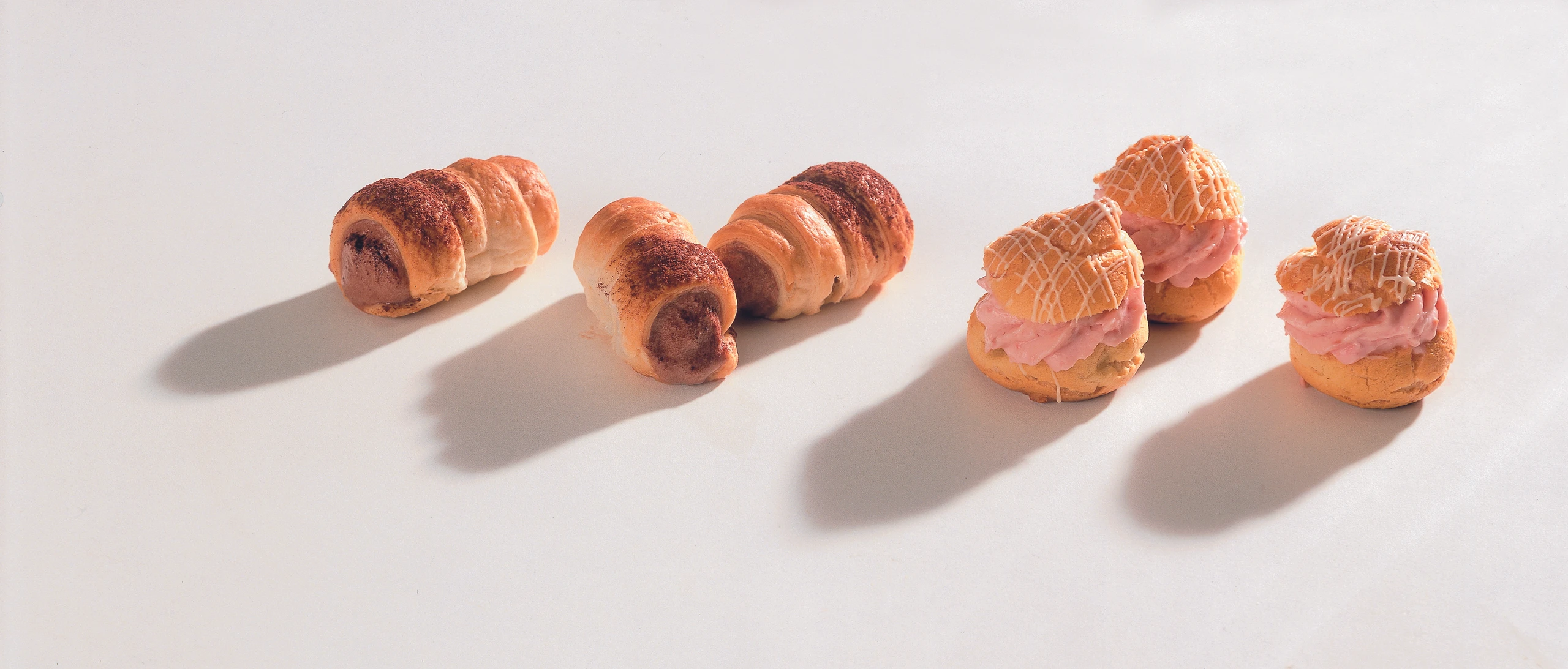 Kakao-Schaumröllchen