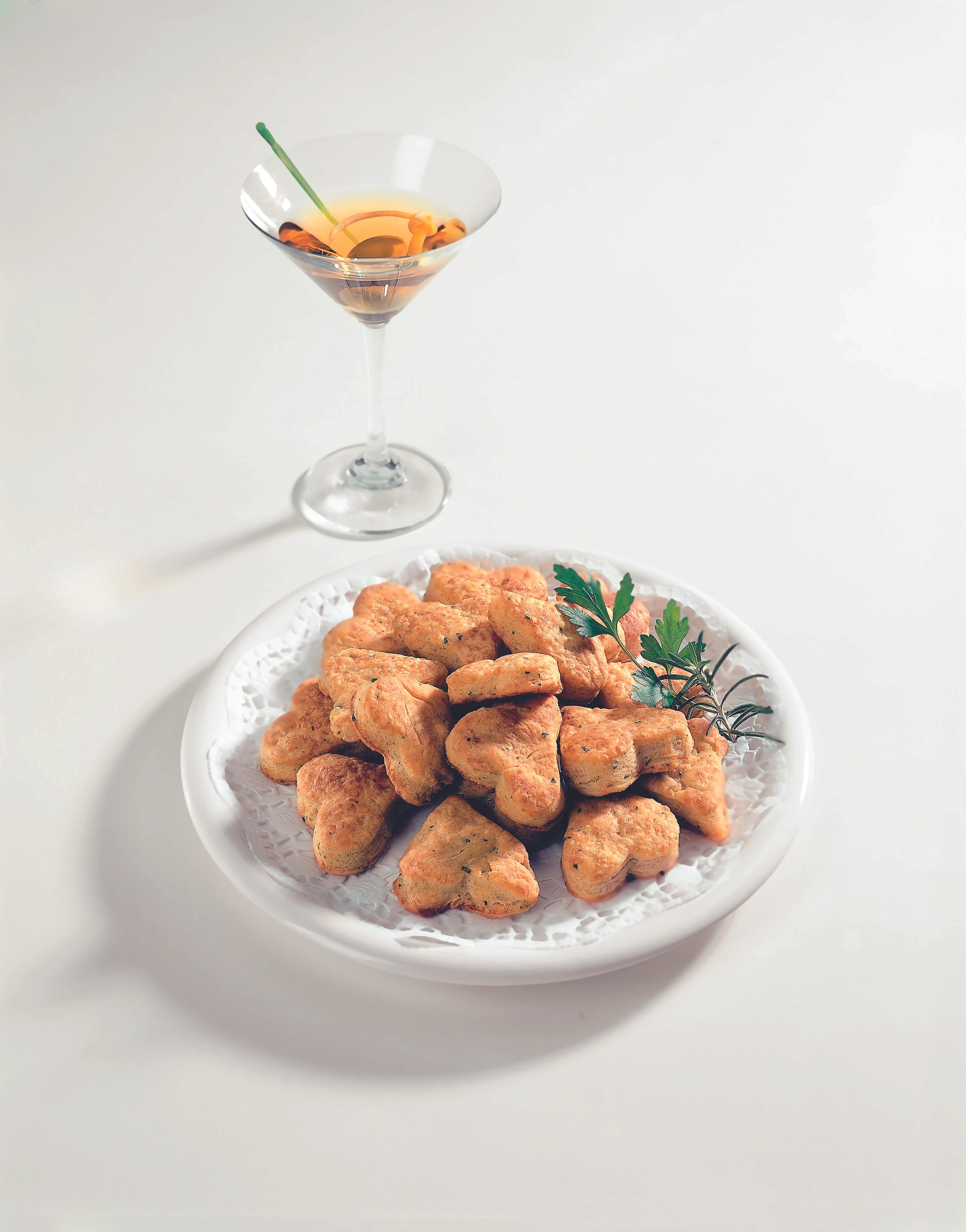 Knusprige Käseherzen