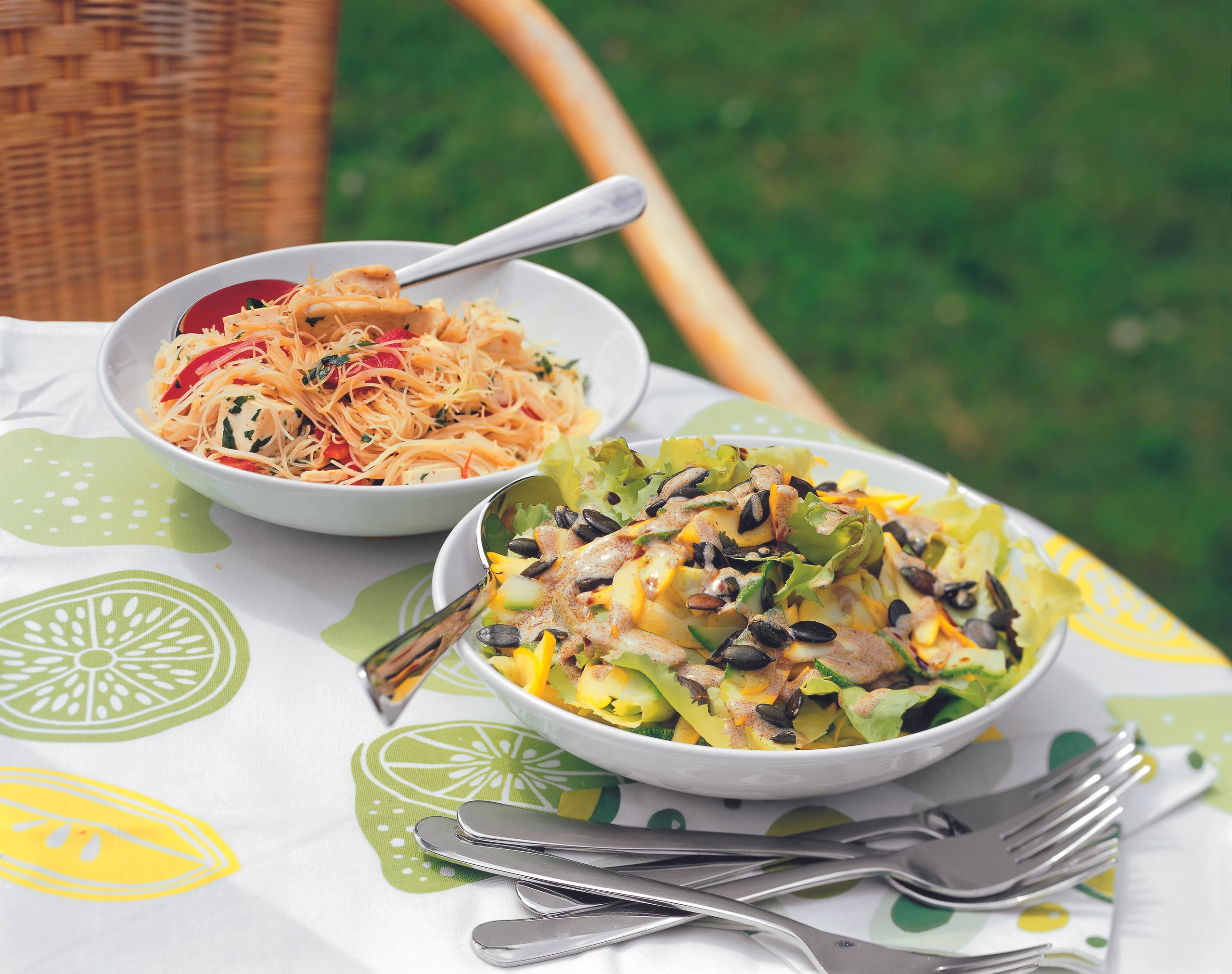 Asiatischer Glasnudelsalat mit Huhn