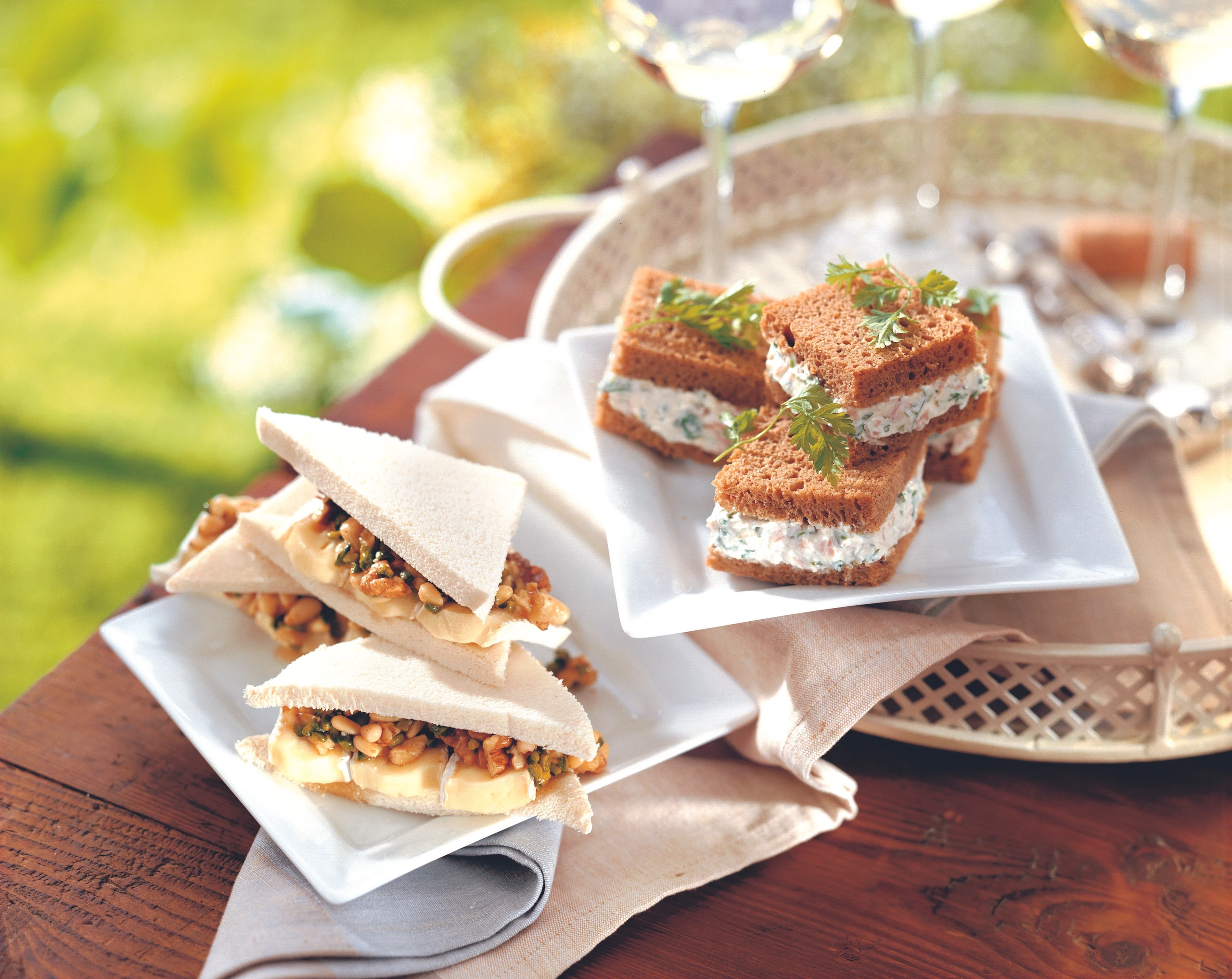 Schinken-Krenaufstrich im Roggenbrot