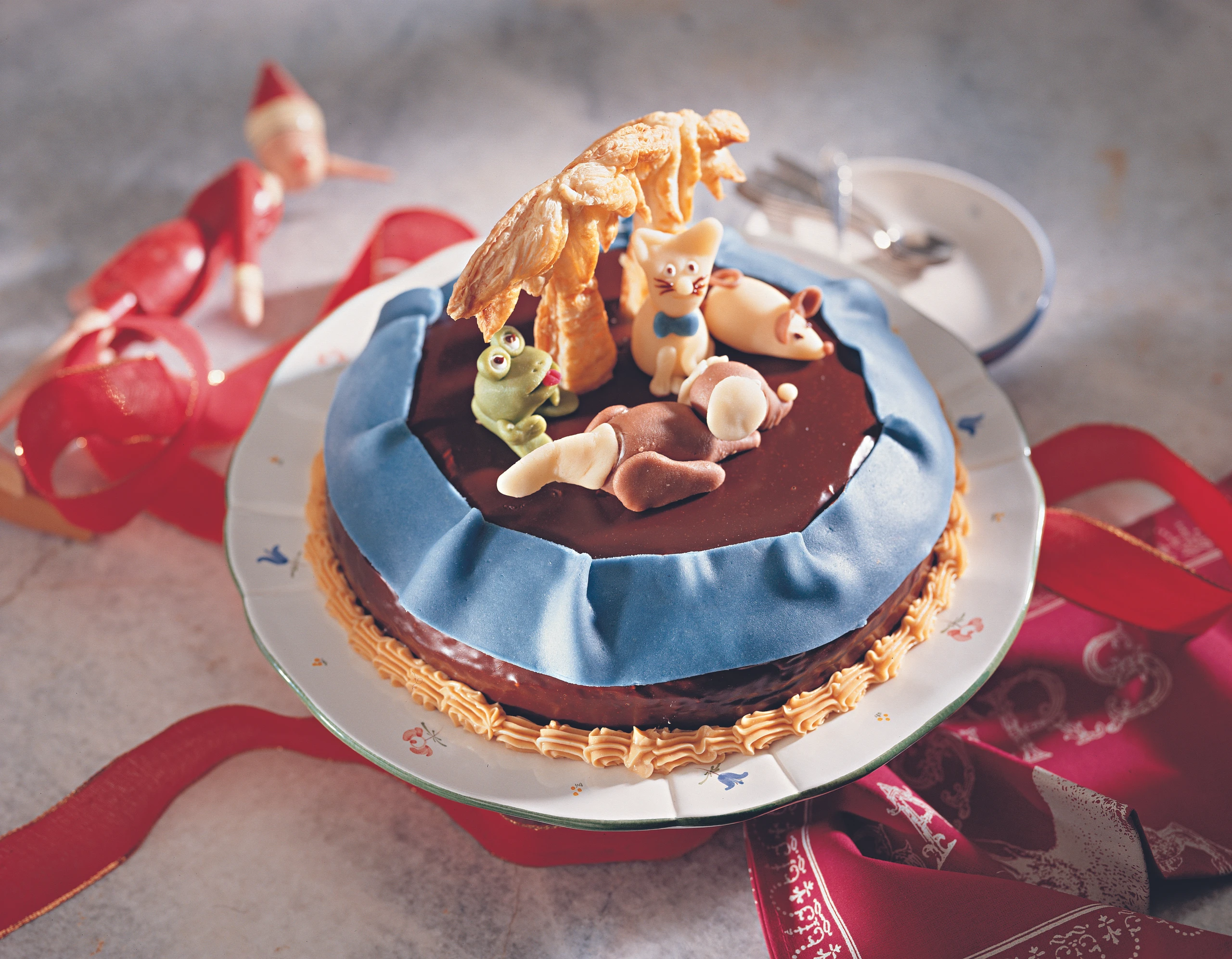 Schokolade-Karamelltorte