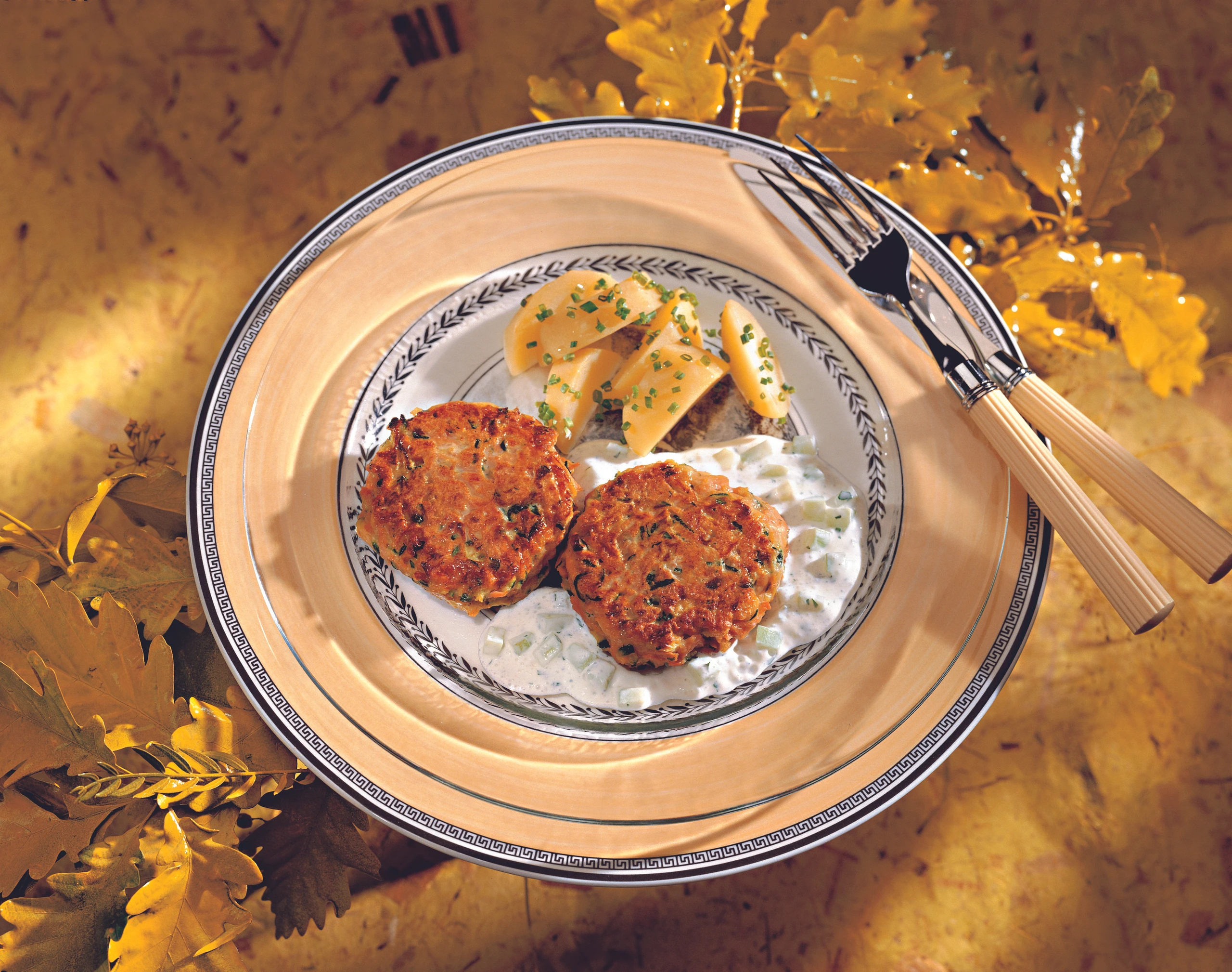 Karotten-Zucchini-Laibchen