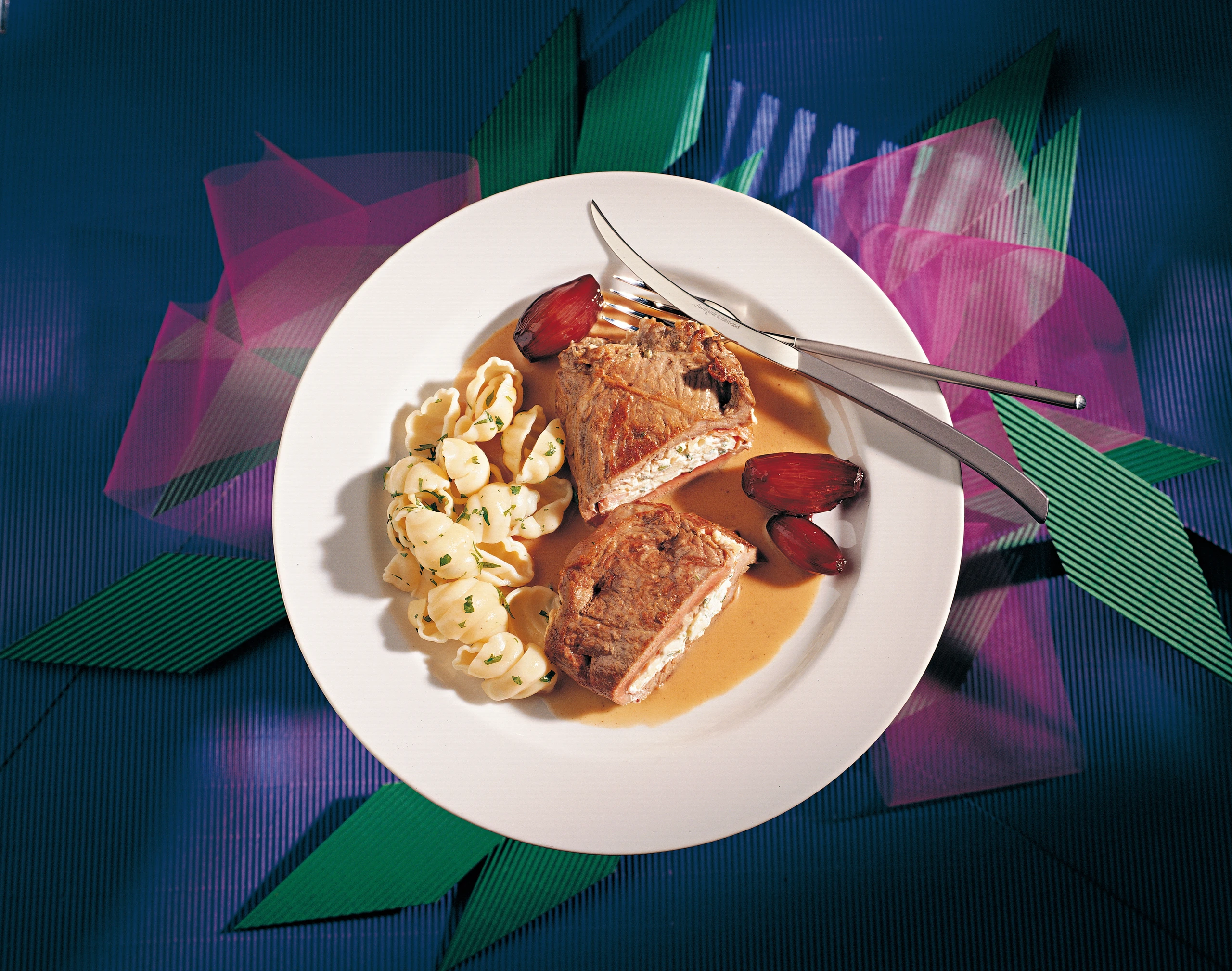 Rostbraten-Schnitzel mit Gervaisfülle