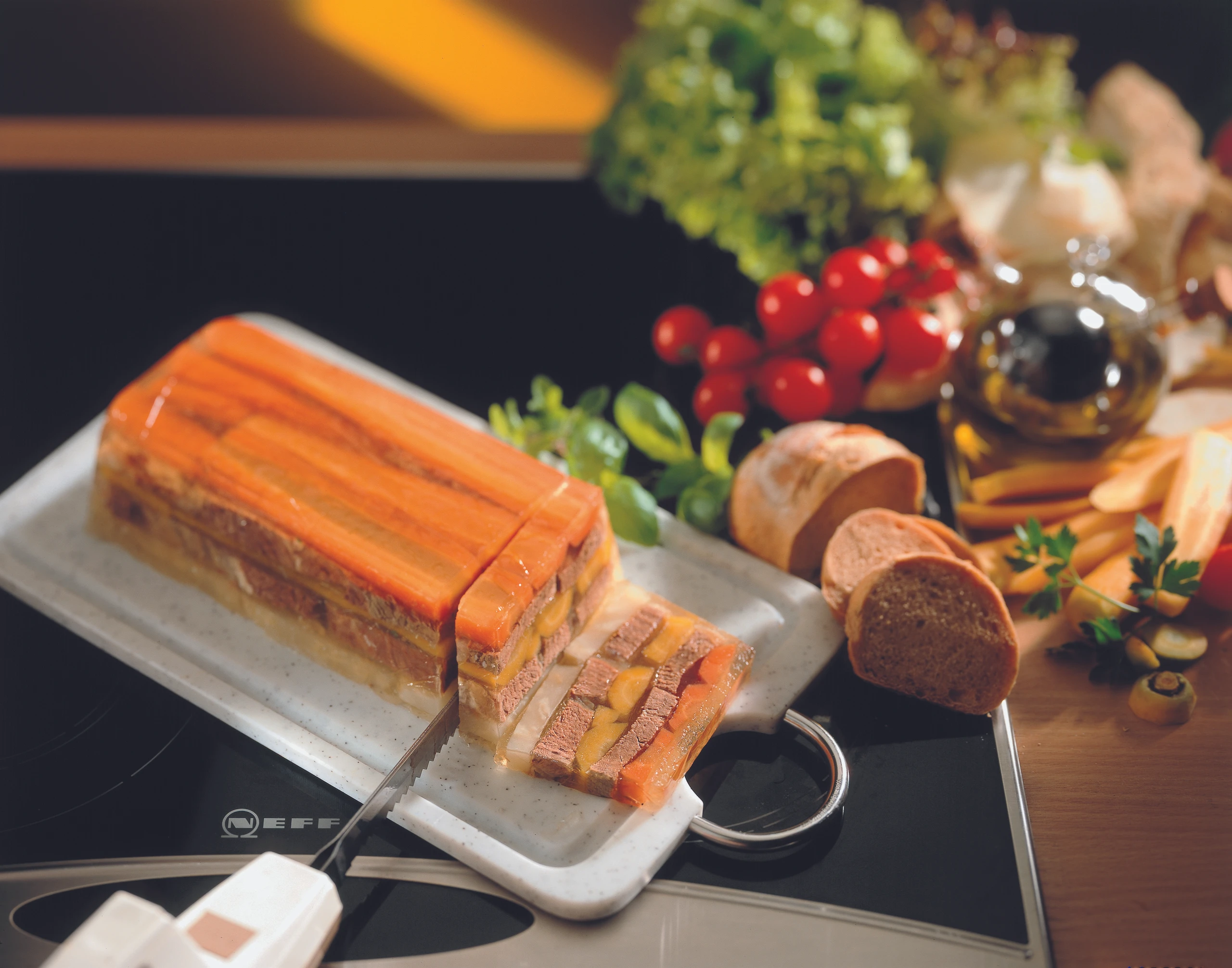 Rindfleischsulz mit Wurzelgemüse