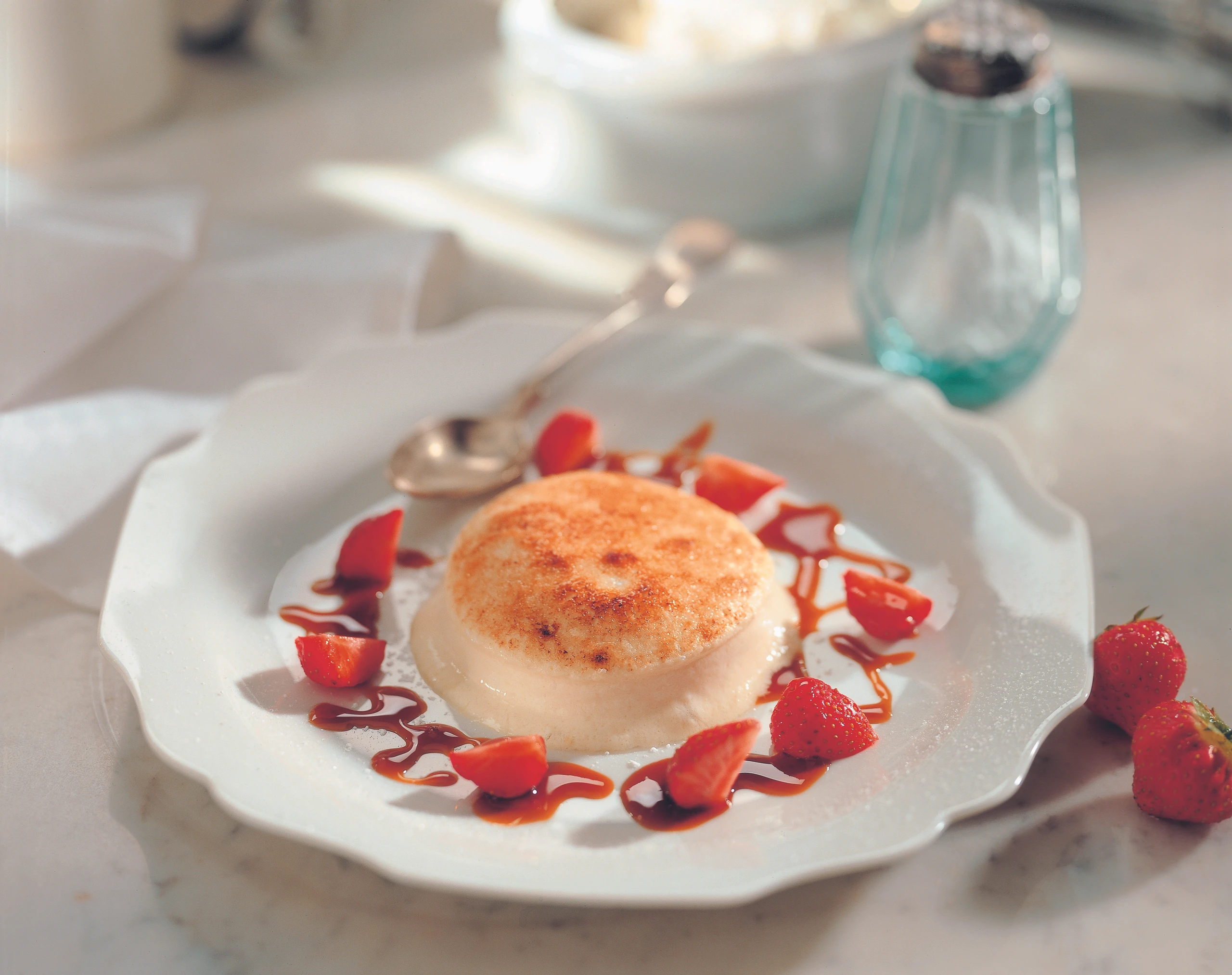 Karamellisierte Topfentörtchen