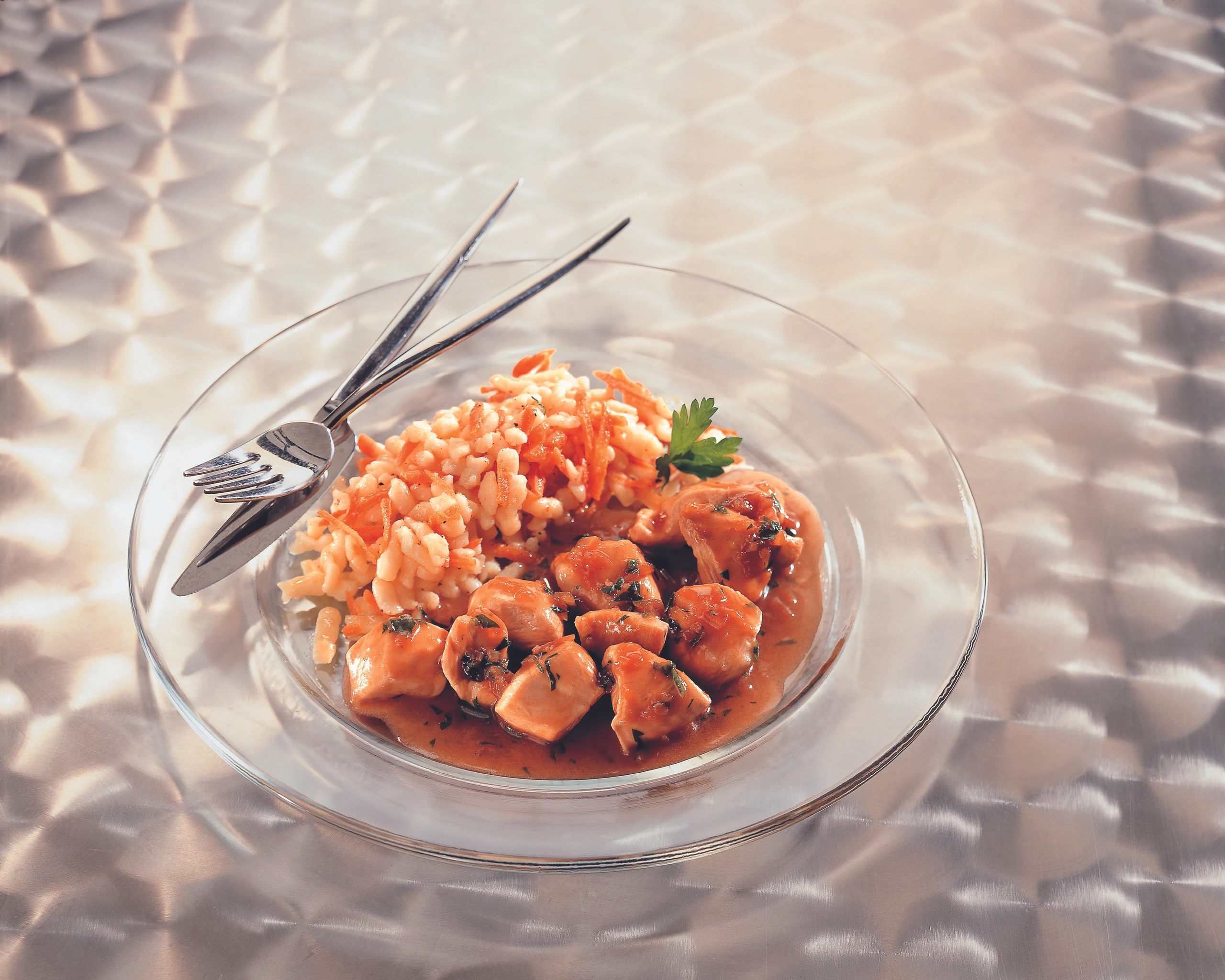 Hühnergeschnetzeltes mit Zwiebelsauce