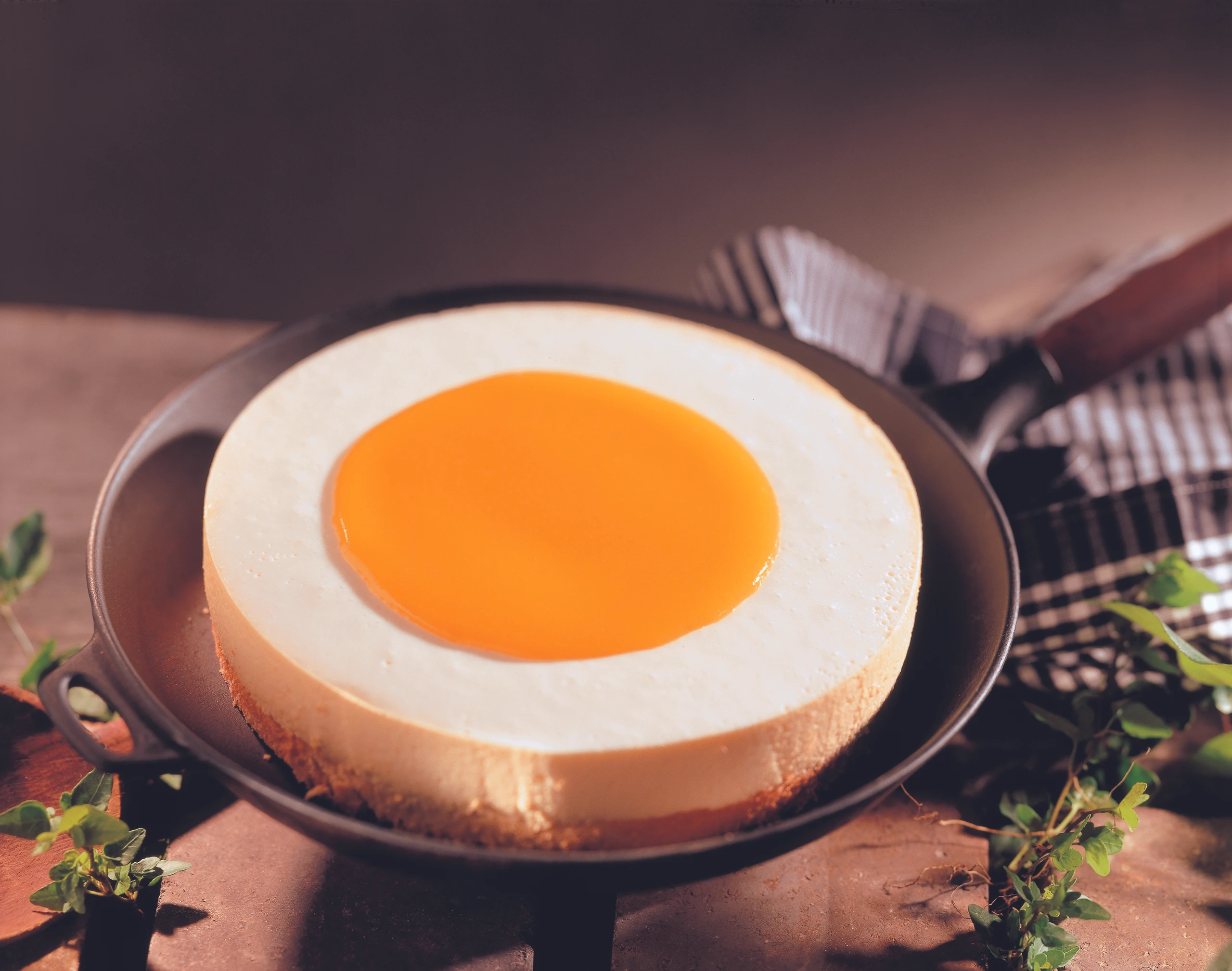 Mango-Torte "Spiegelei"