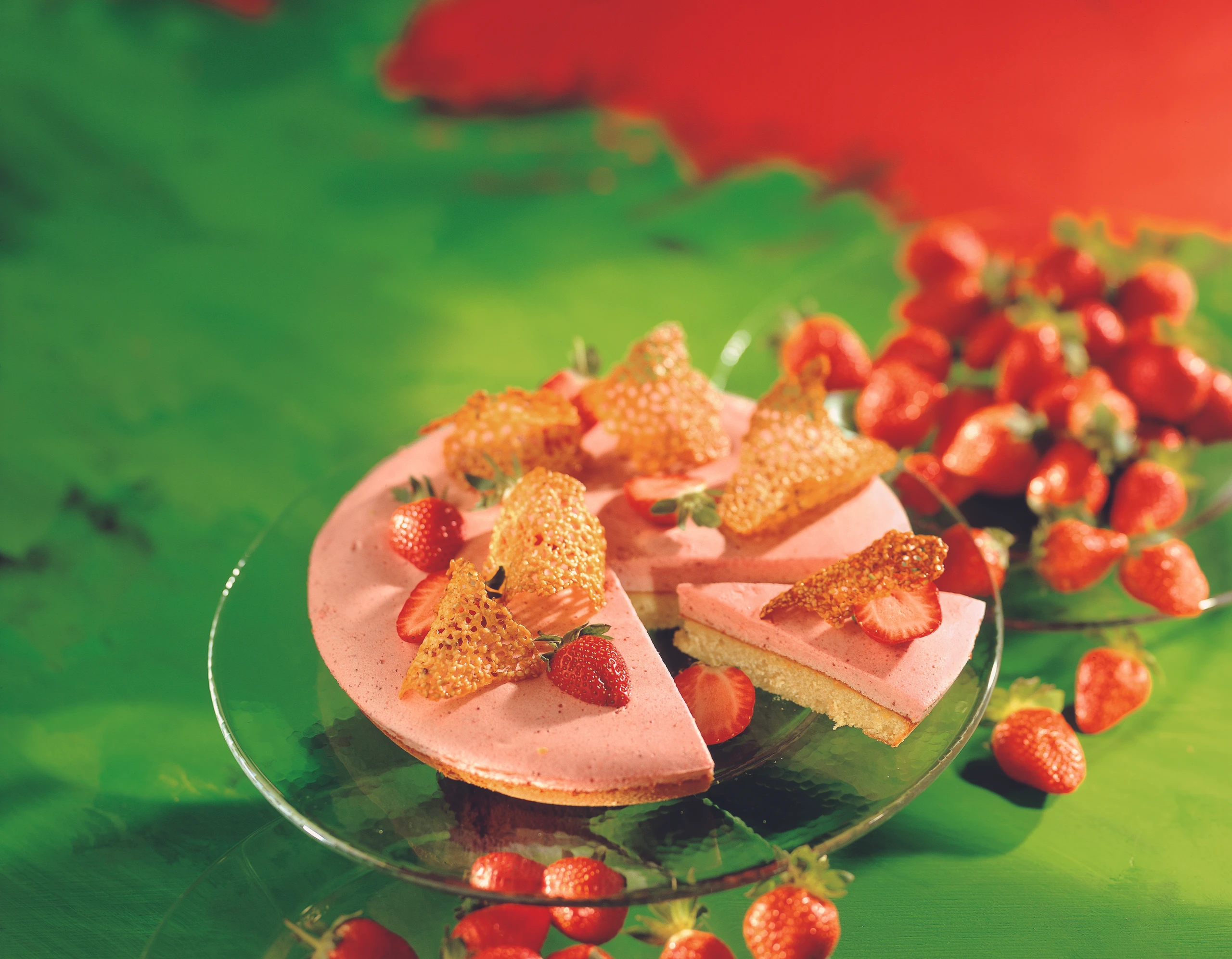 Erdbeer-Marzipan-Tarte