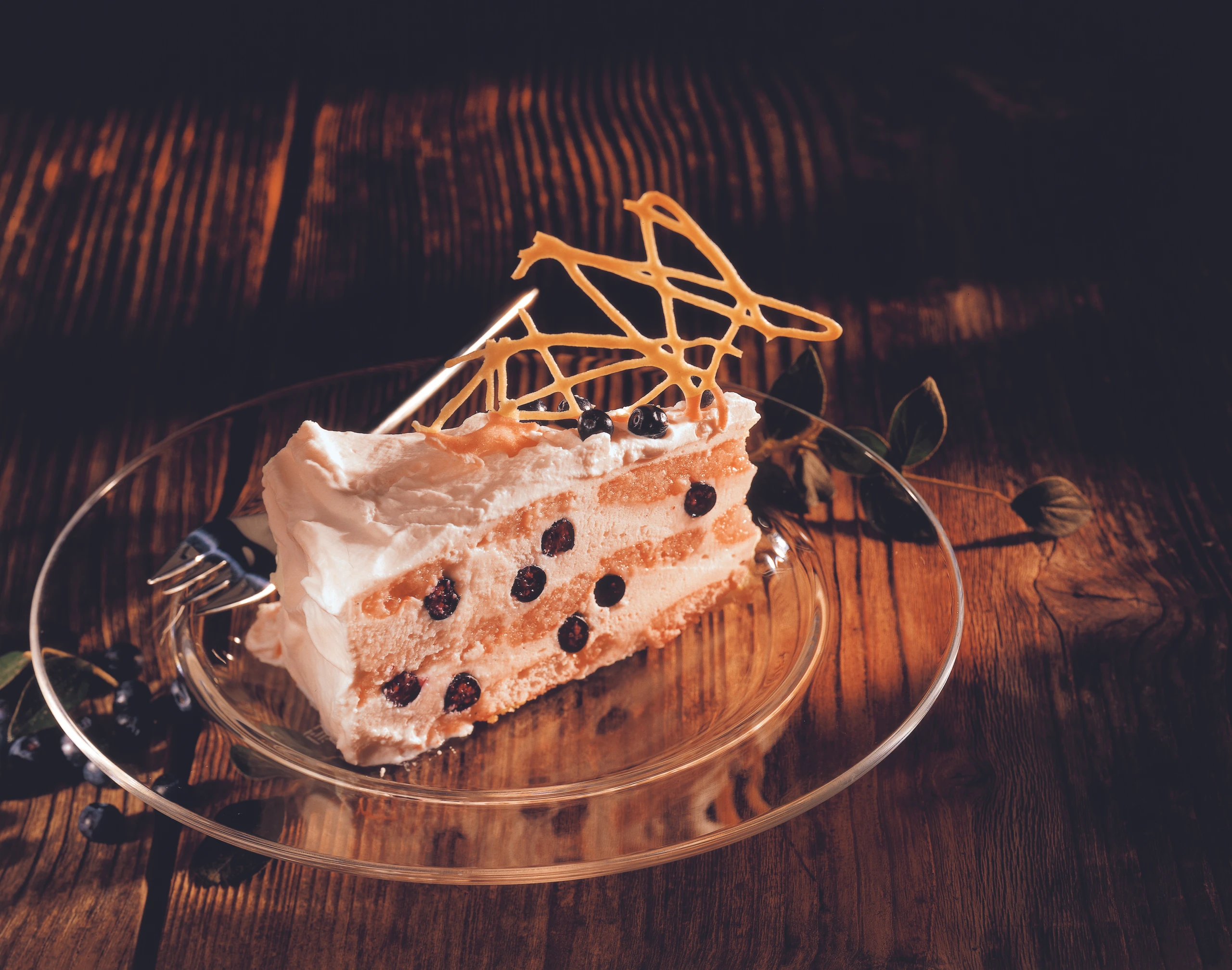 Heidelbeer-Vanilletorte