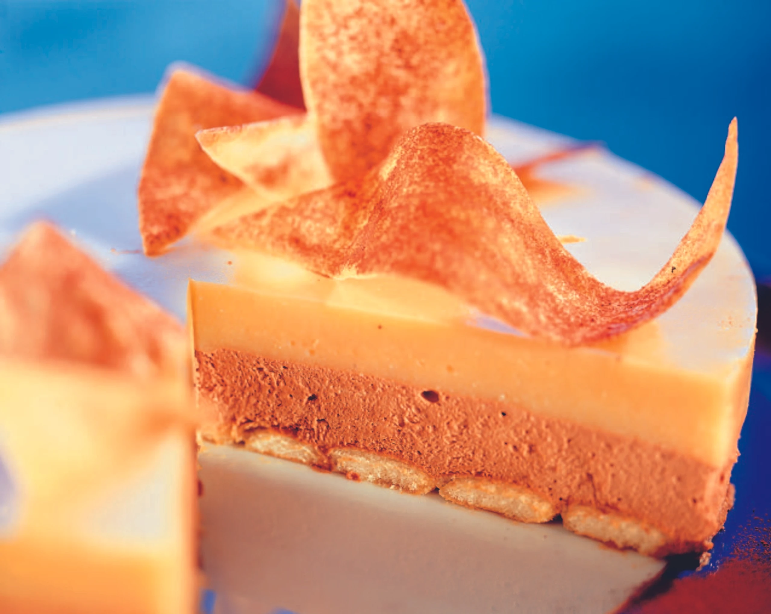 Baileys Torte mit Orangen-Bananen-Gelee