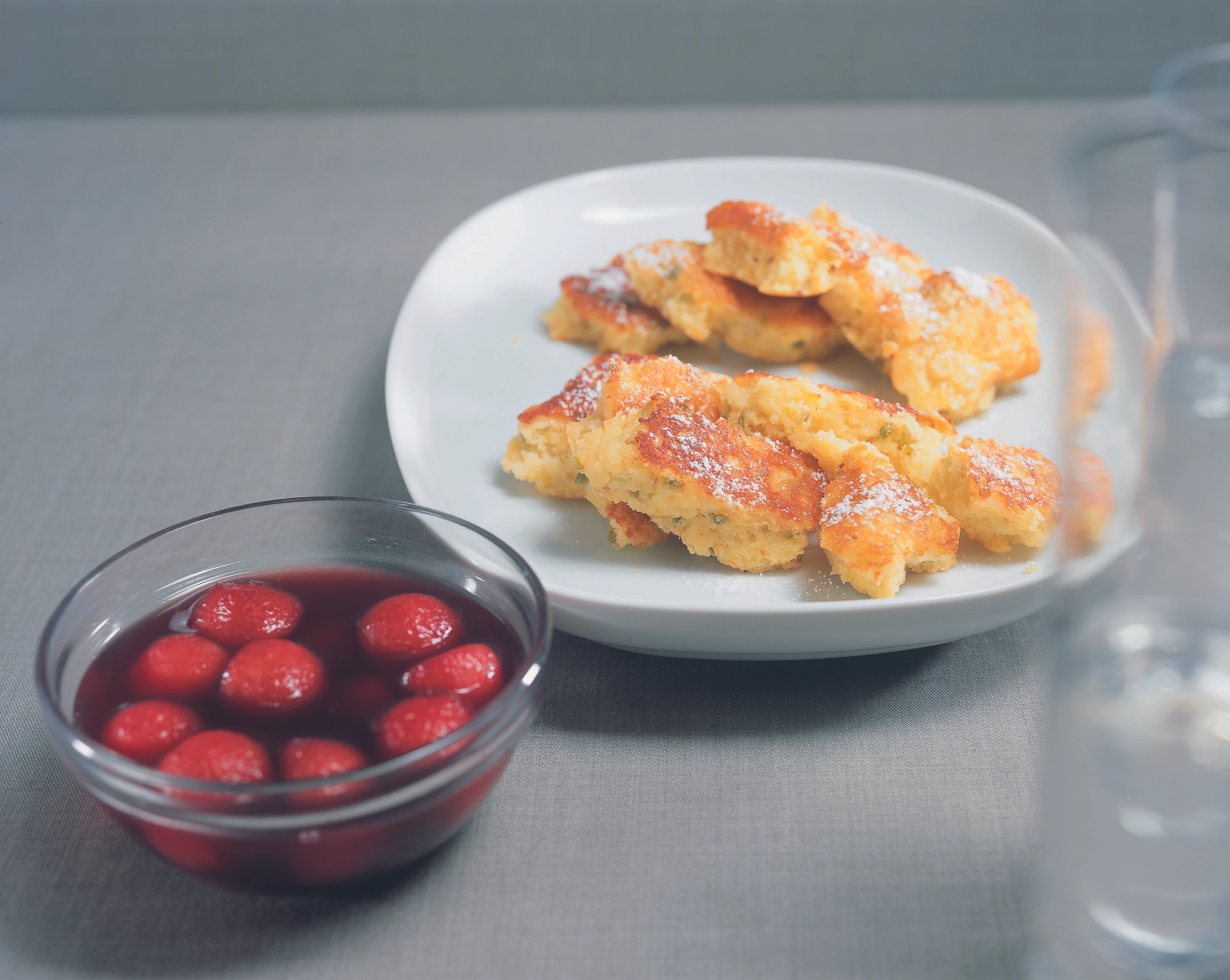 Grießschmarren mit Pistazien