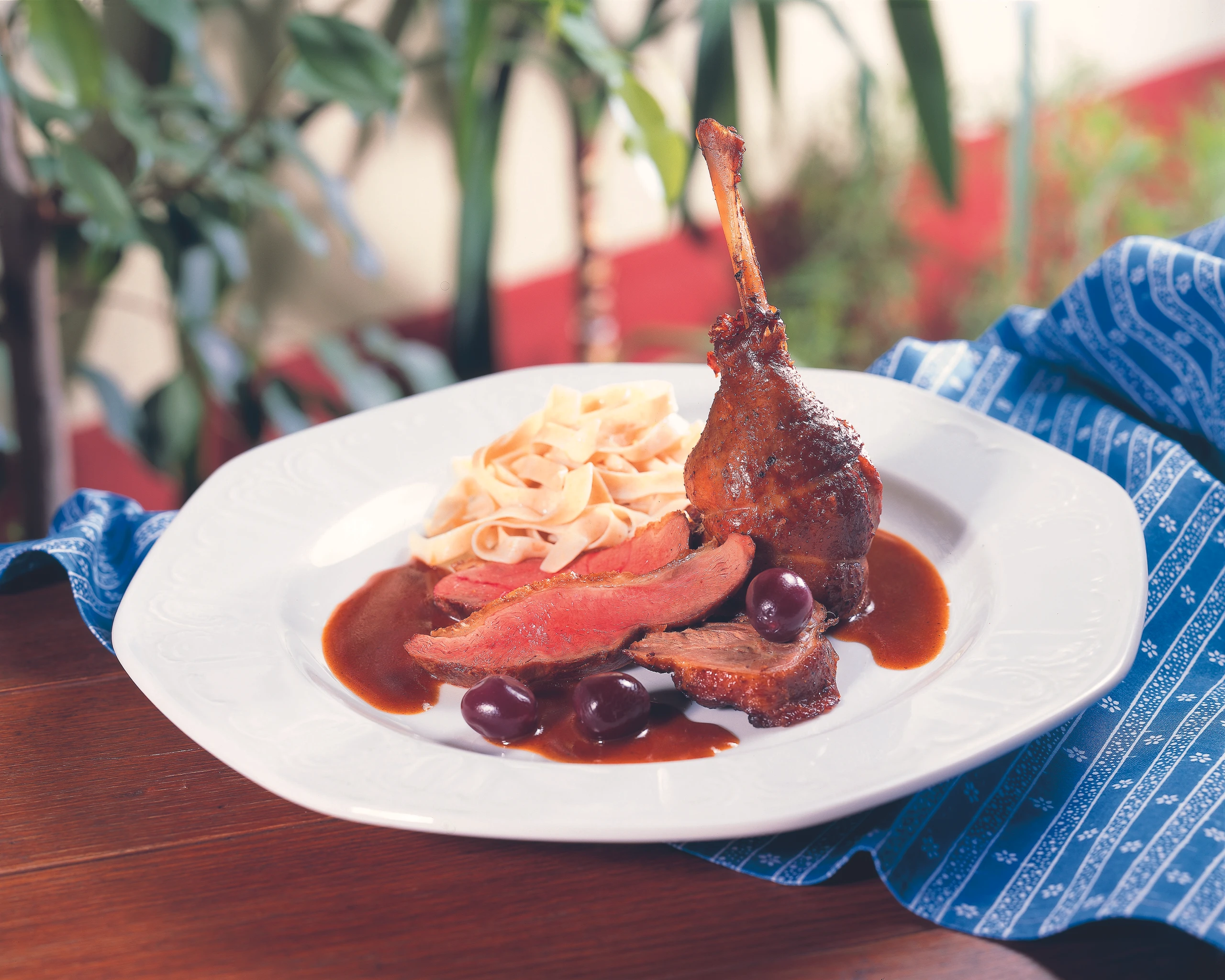 Gedünstet und gebraten: Zweierlei vom Gansl