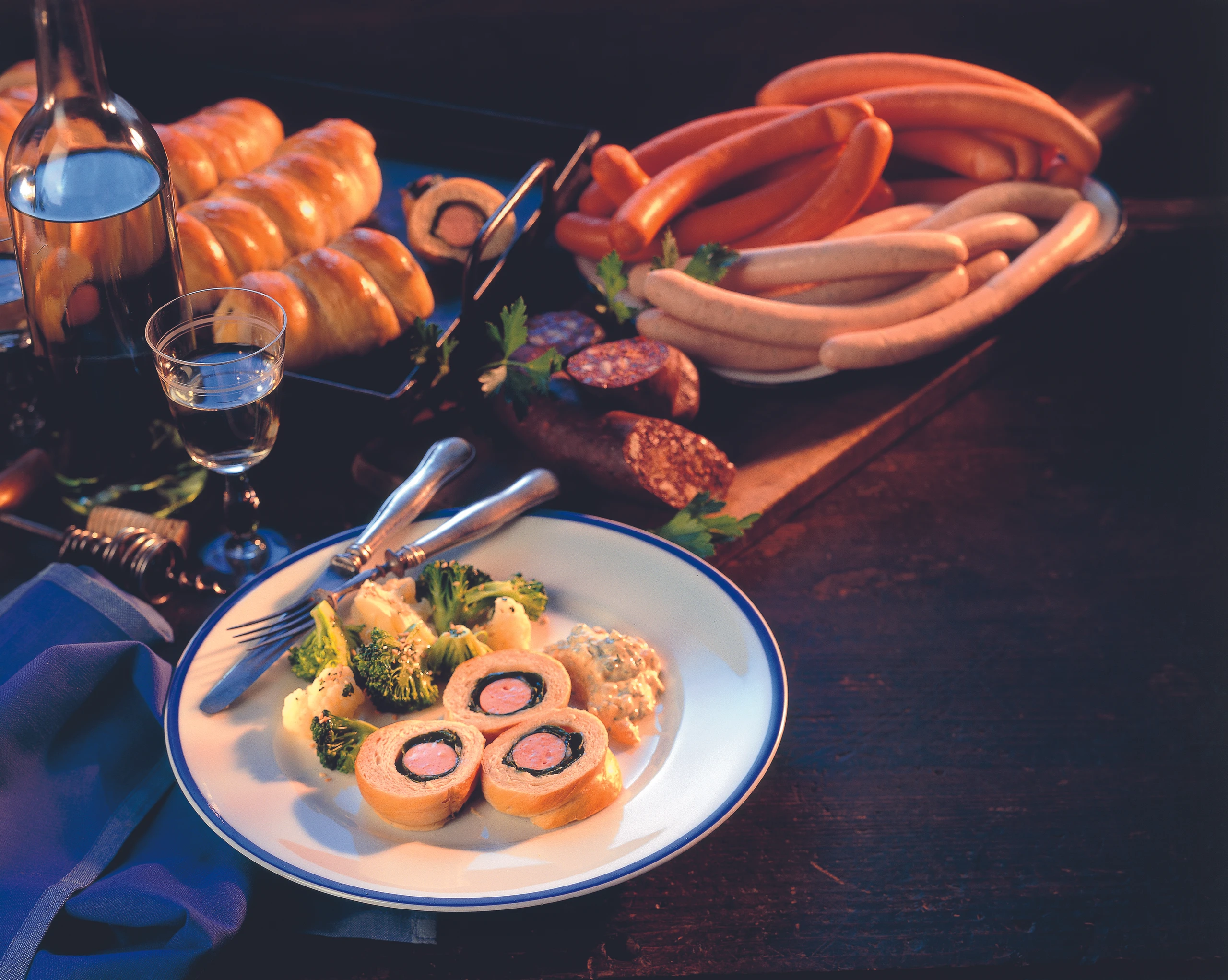 Frankfurter im Teigmantel