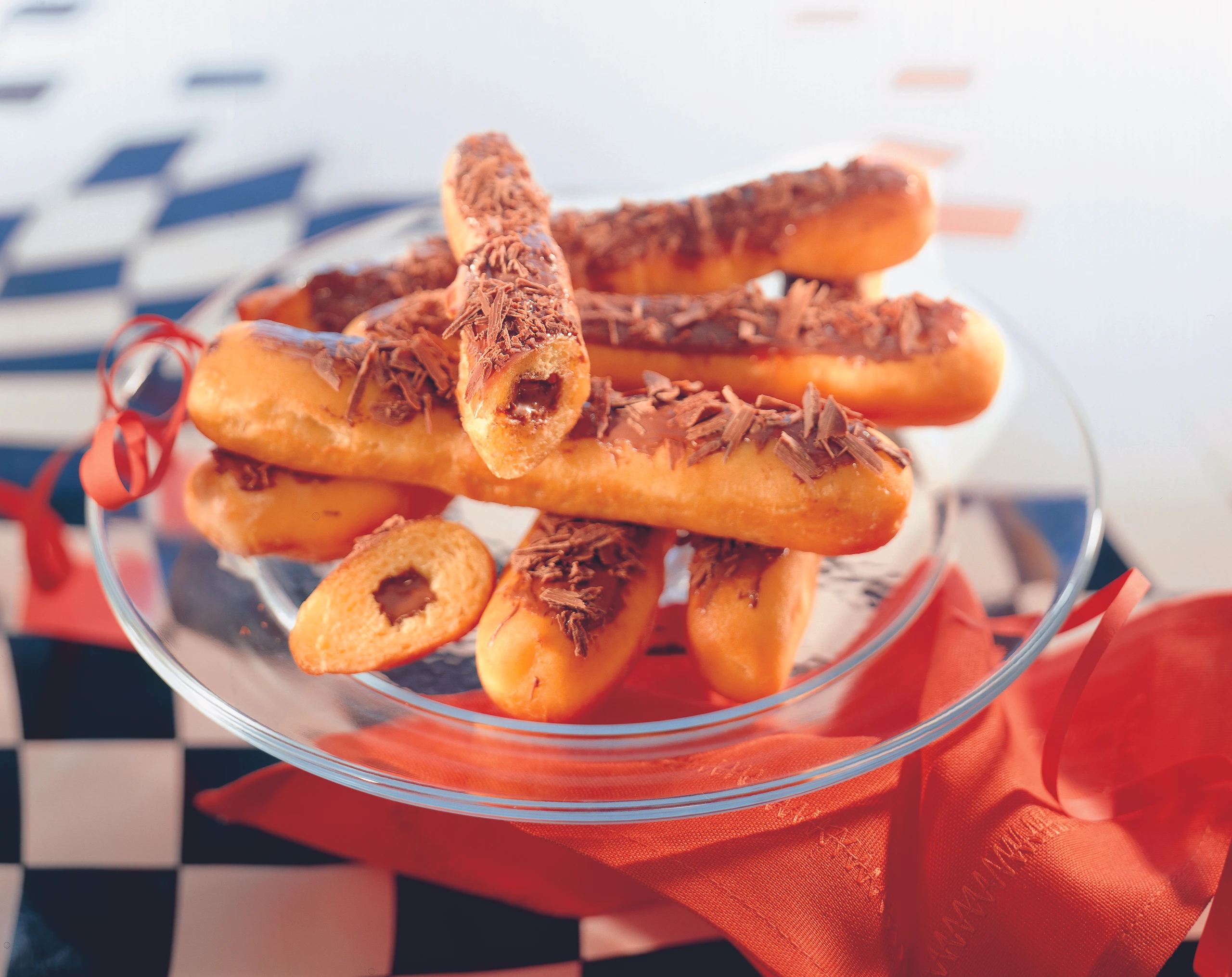 Schokolade-Stangen-Krapfen