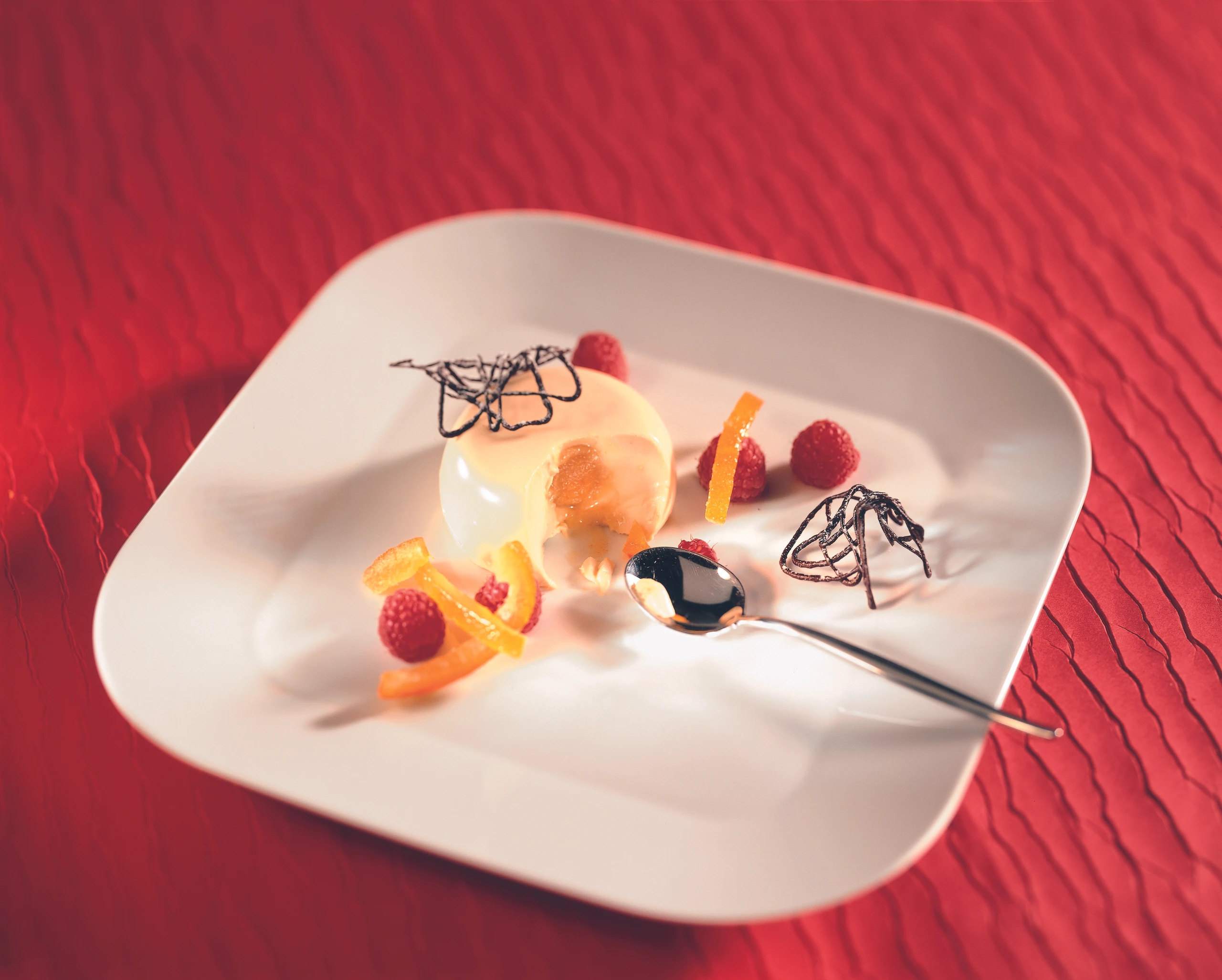 Gefüllte Kaffee-Panna-Cotta