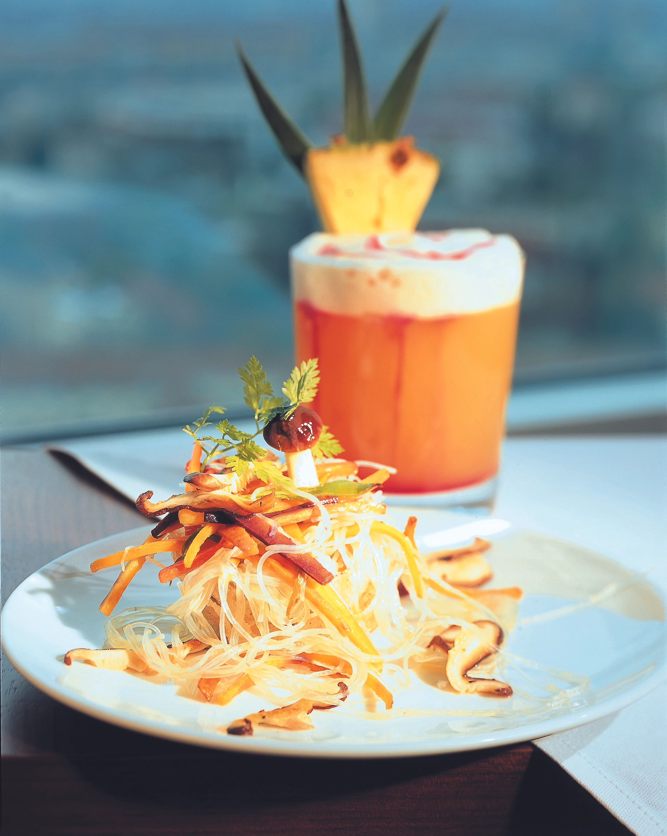 Glasnudelsalat mit Asia-Gemüse