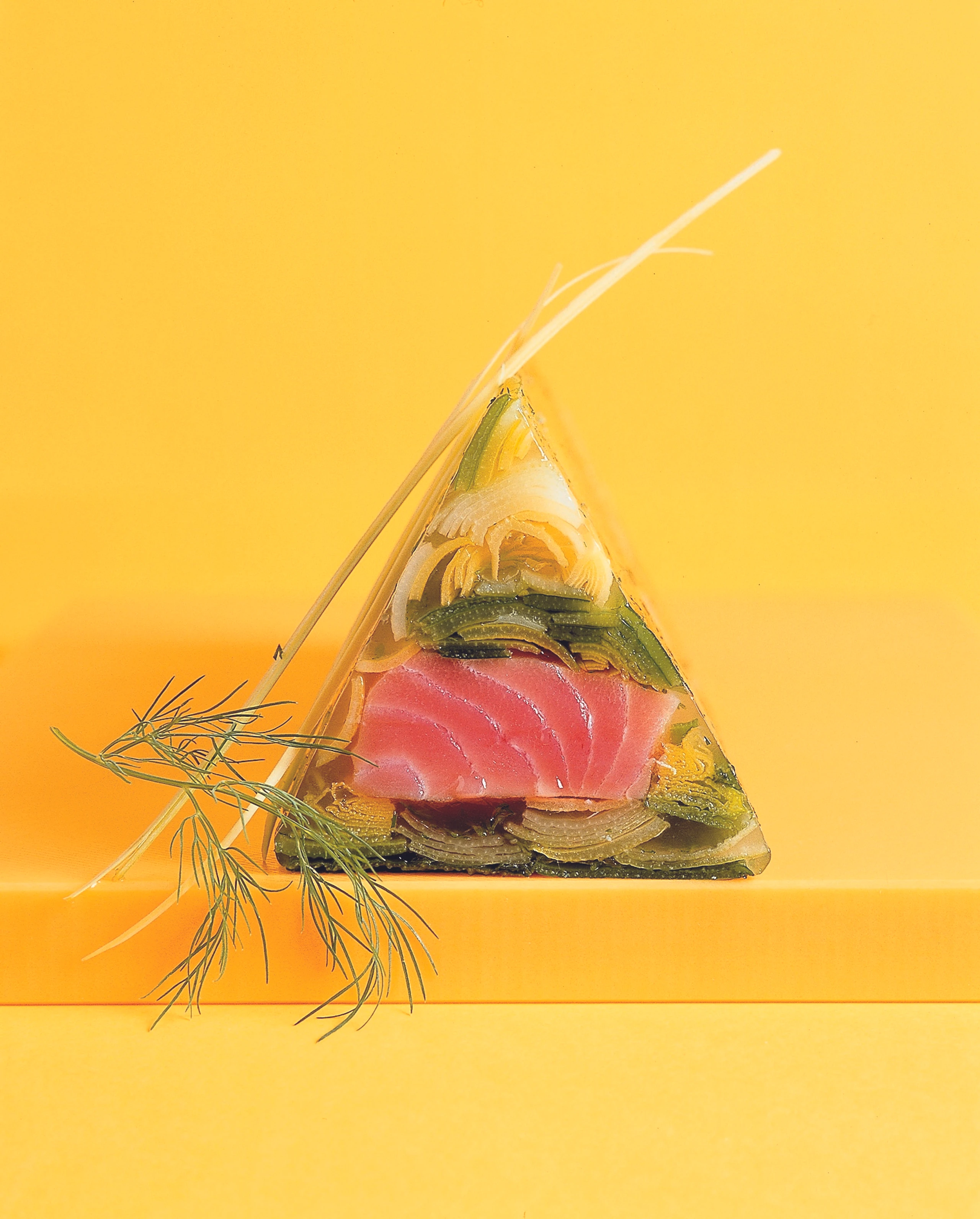 Lauchsulz mit Lachs und Dille