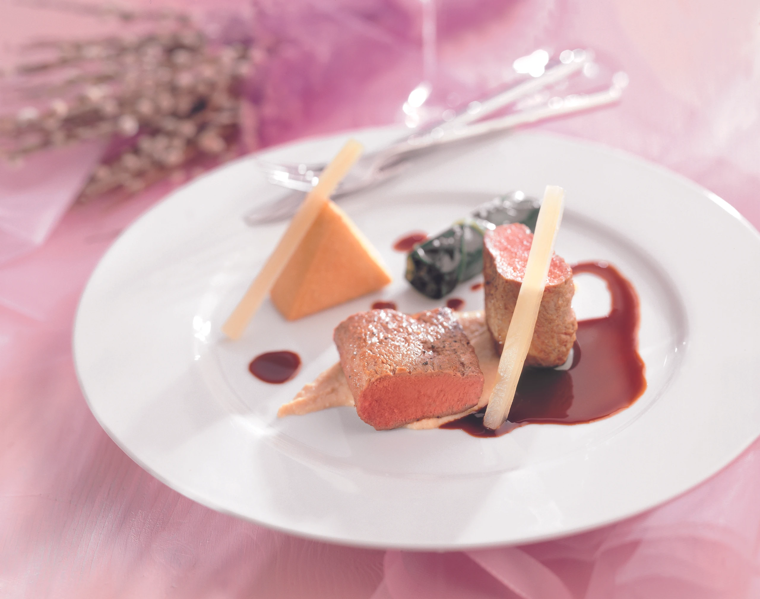 Lammfilet in Sherrysauce