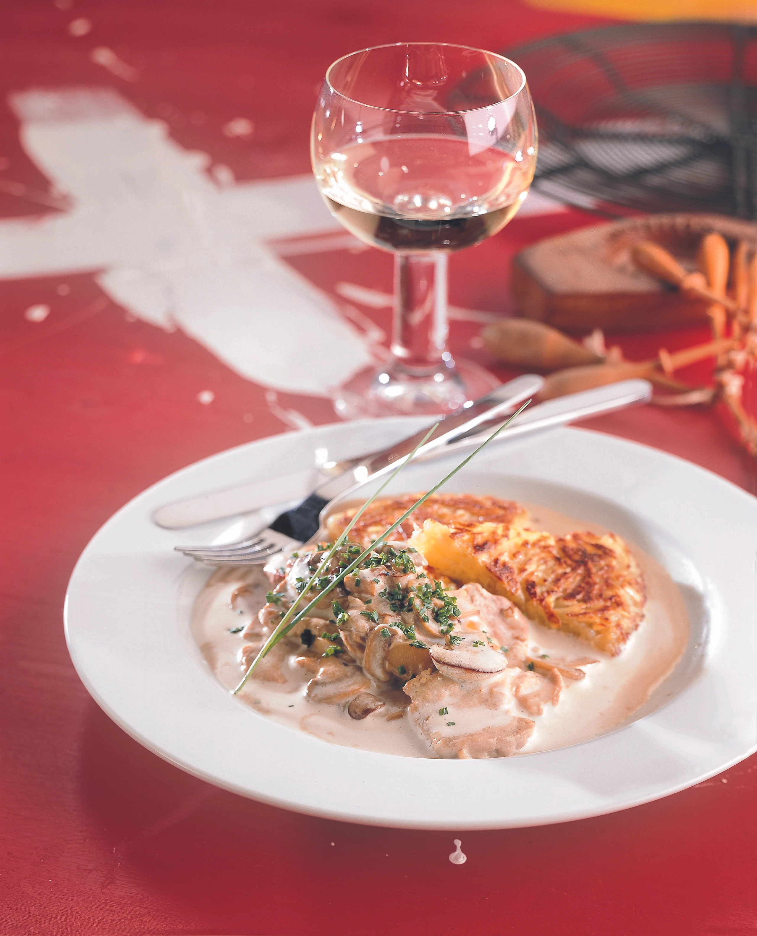 Zürcher Geschnetzeltes mit Rösti